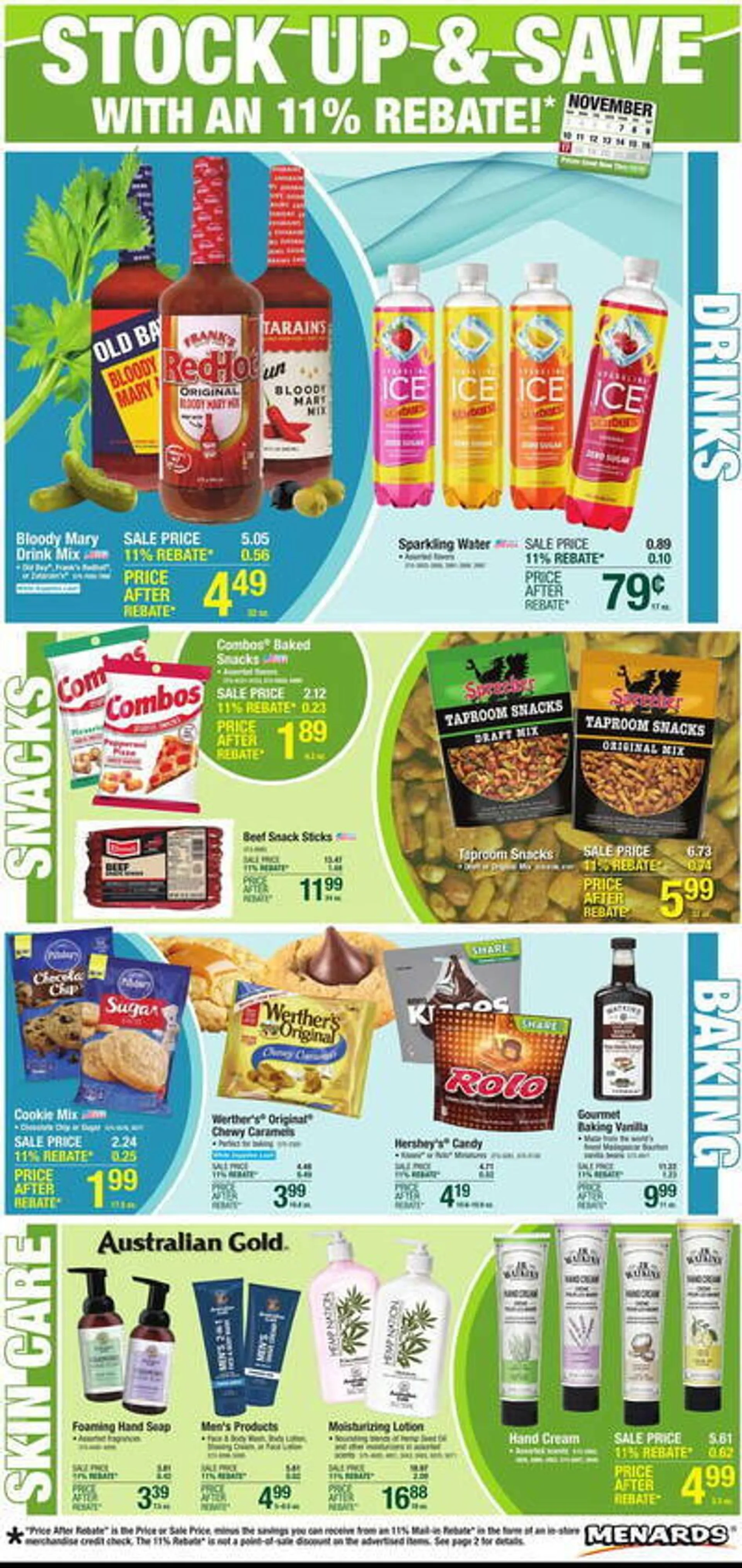 Menards Weekly Ad - 1