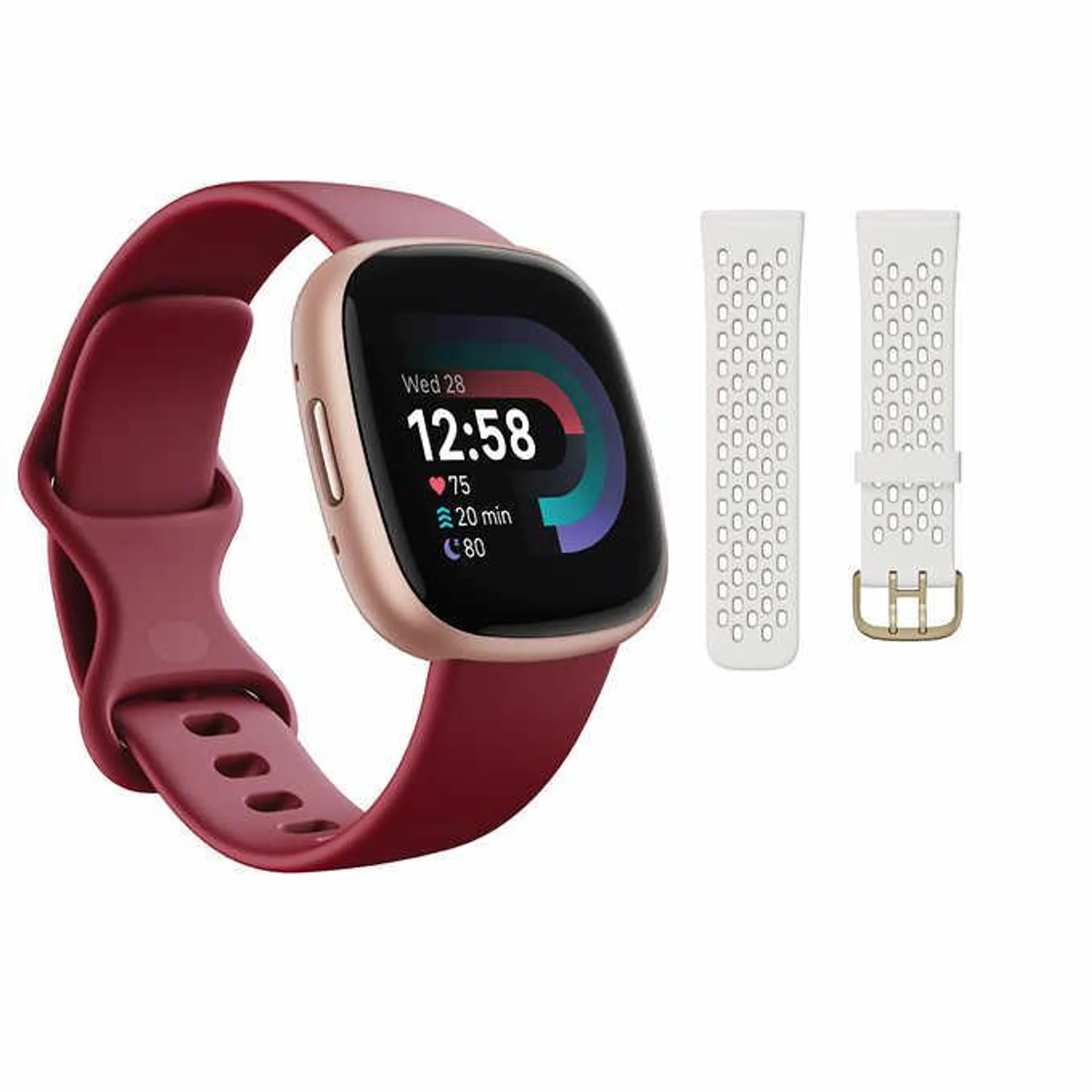 Fitbit Versa 4 Fitness Smartwatch - Additional Band Included