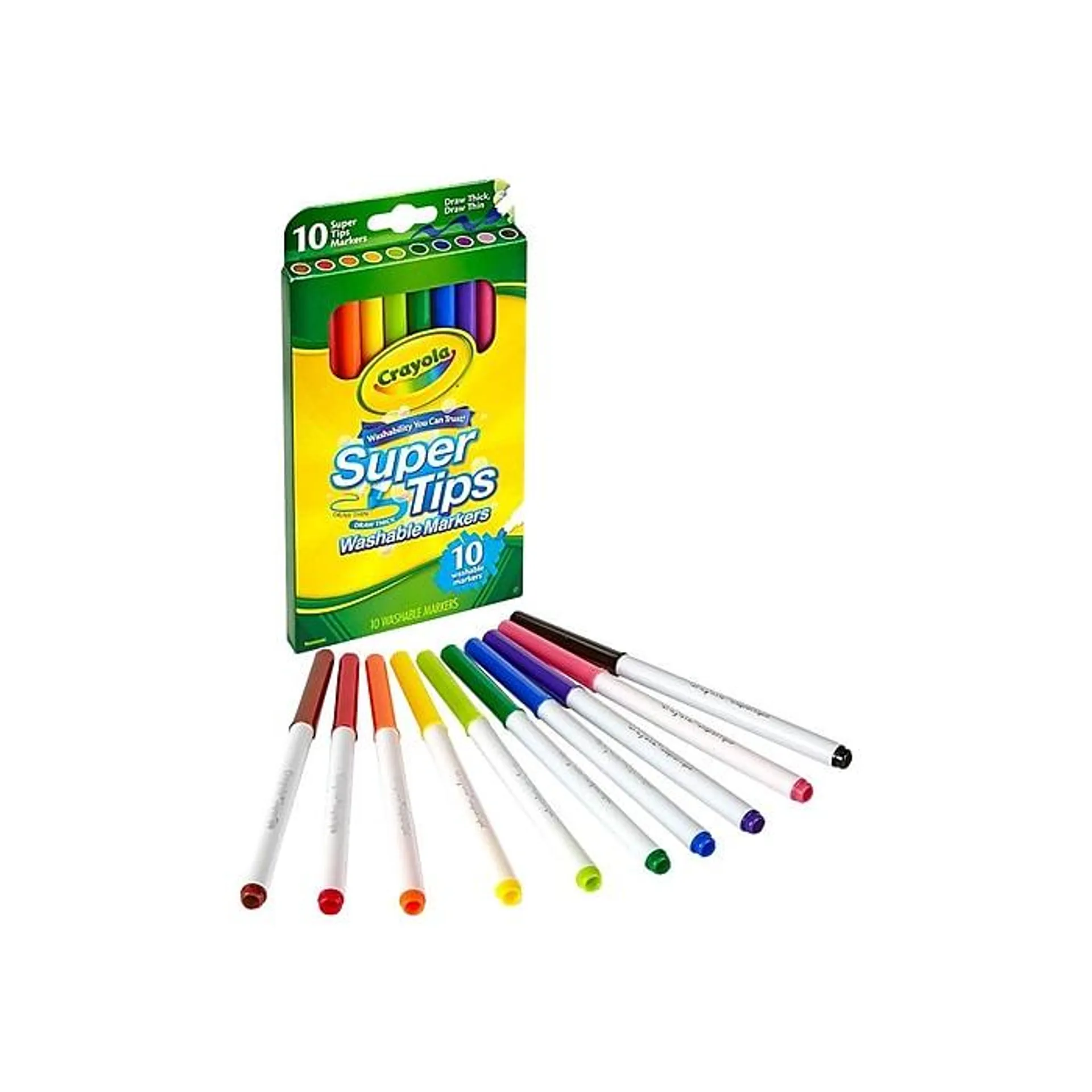 Crayola Super Tips Washable Markers,