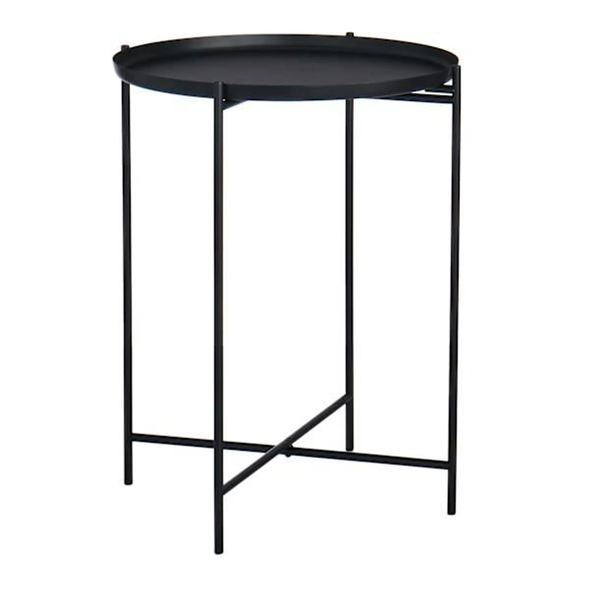 Tate Tray Side Table, Black