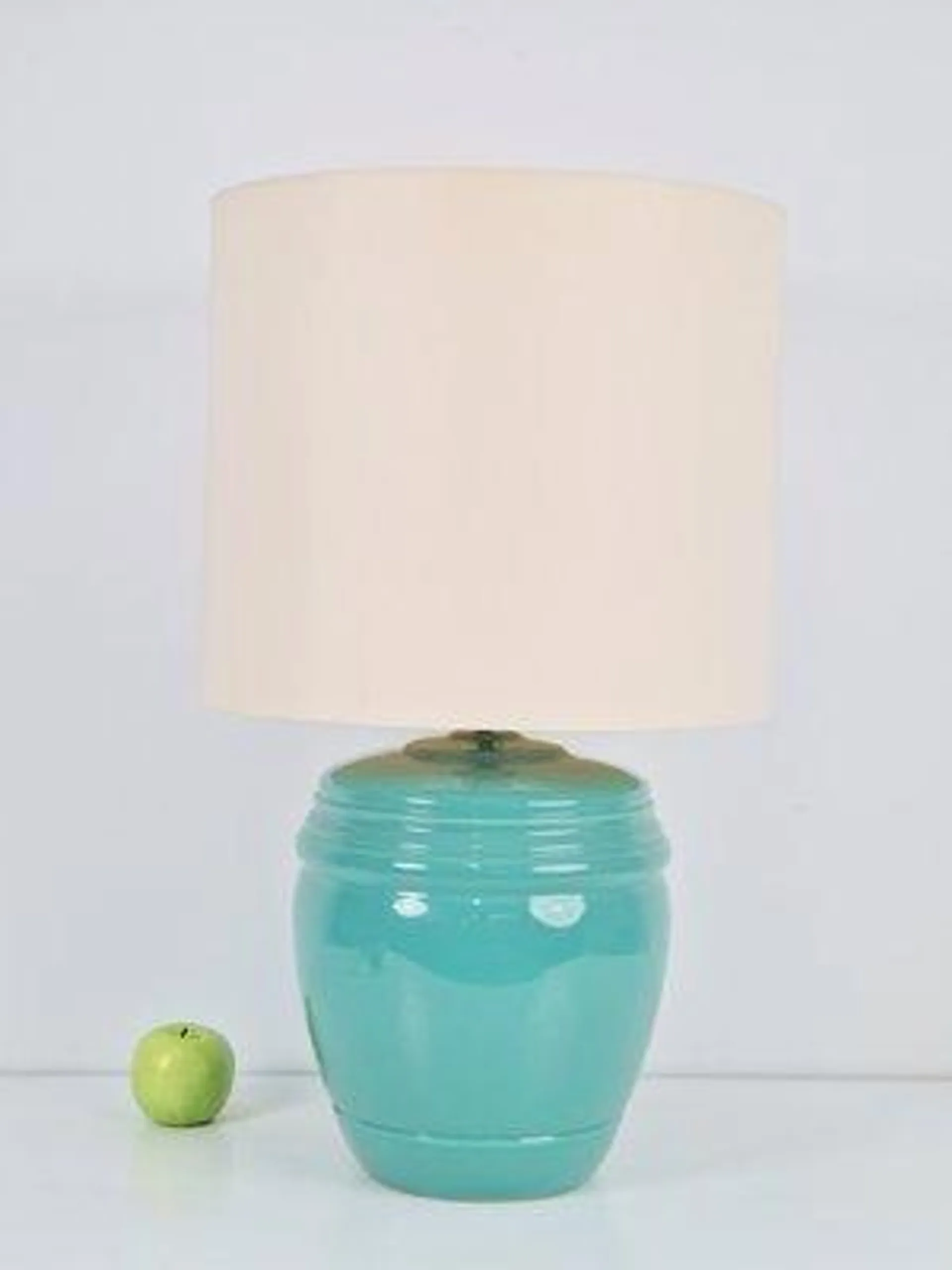 Vintage Table Lamp in Porcelain from Laura Ashley, 1980