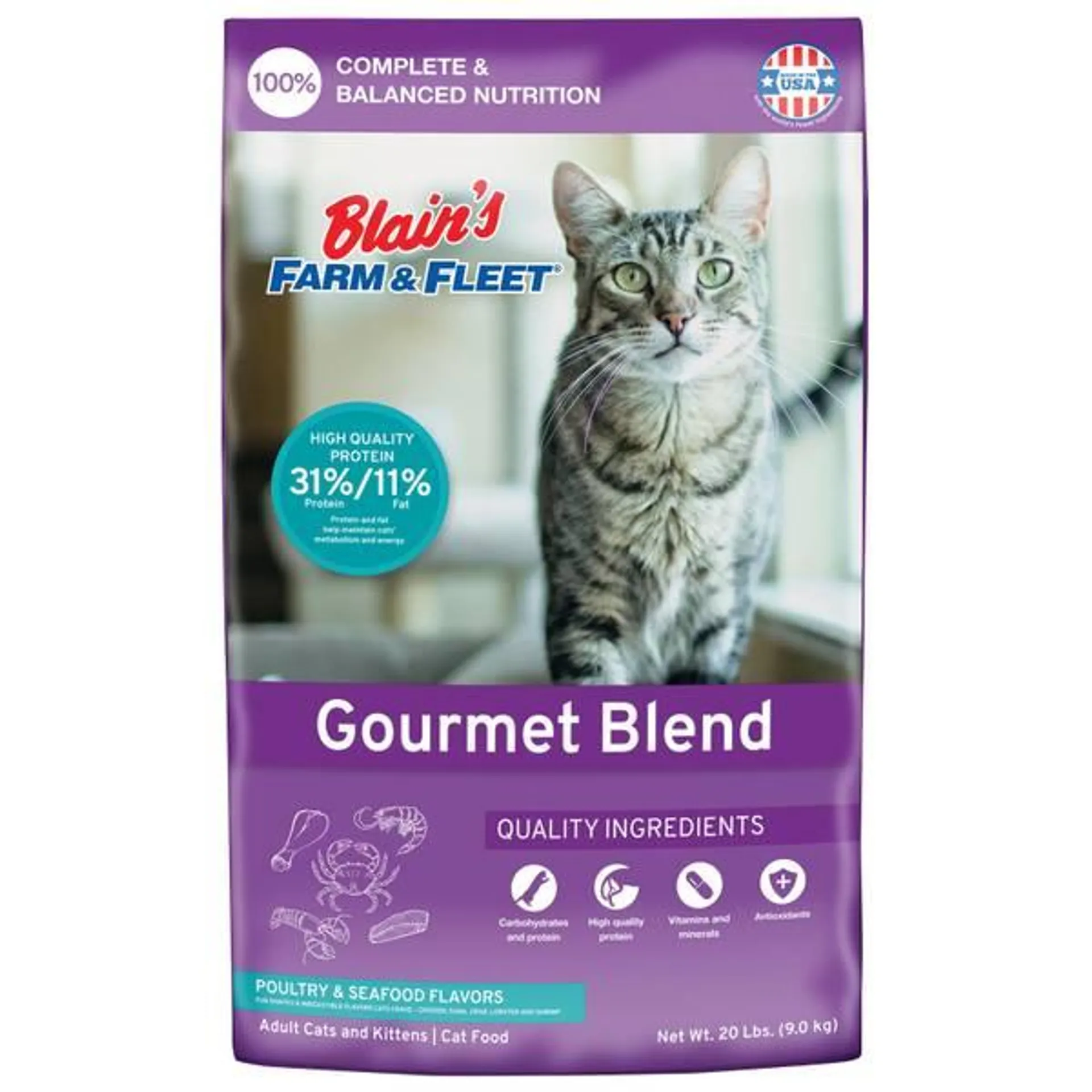 20 lb Gourmet Cat Food