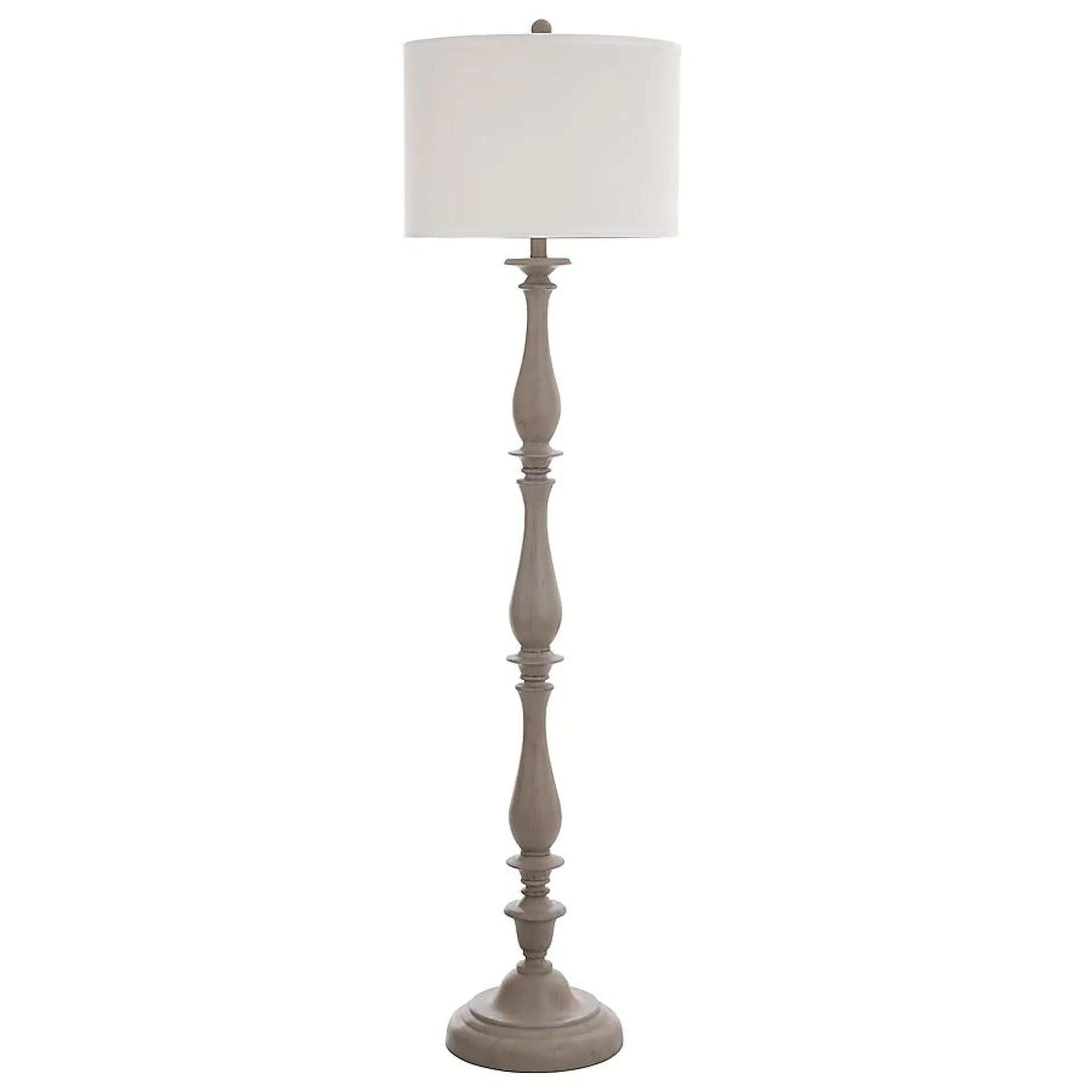 StyleCraft Home Collection 61-in Distressed Gray Floor Lamp