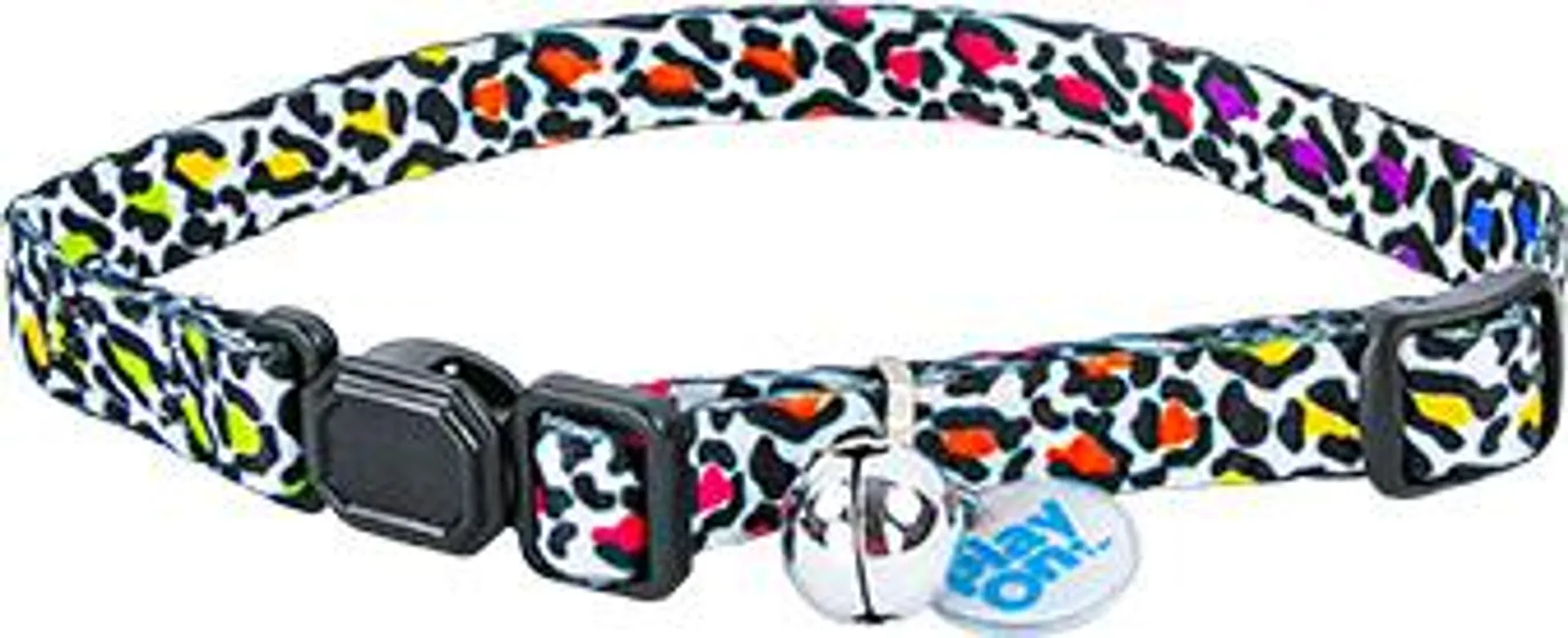 Play On Cat Rainbow Leopard Adjustable Collar