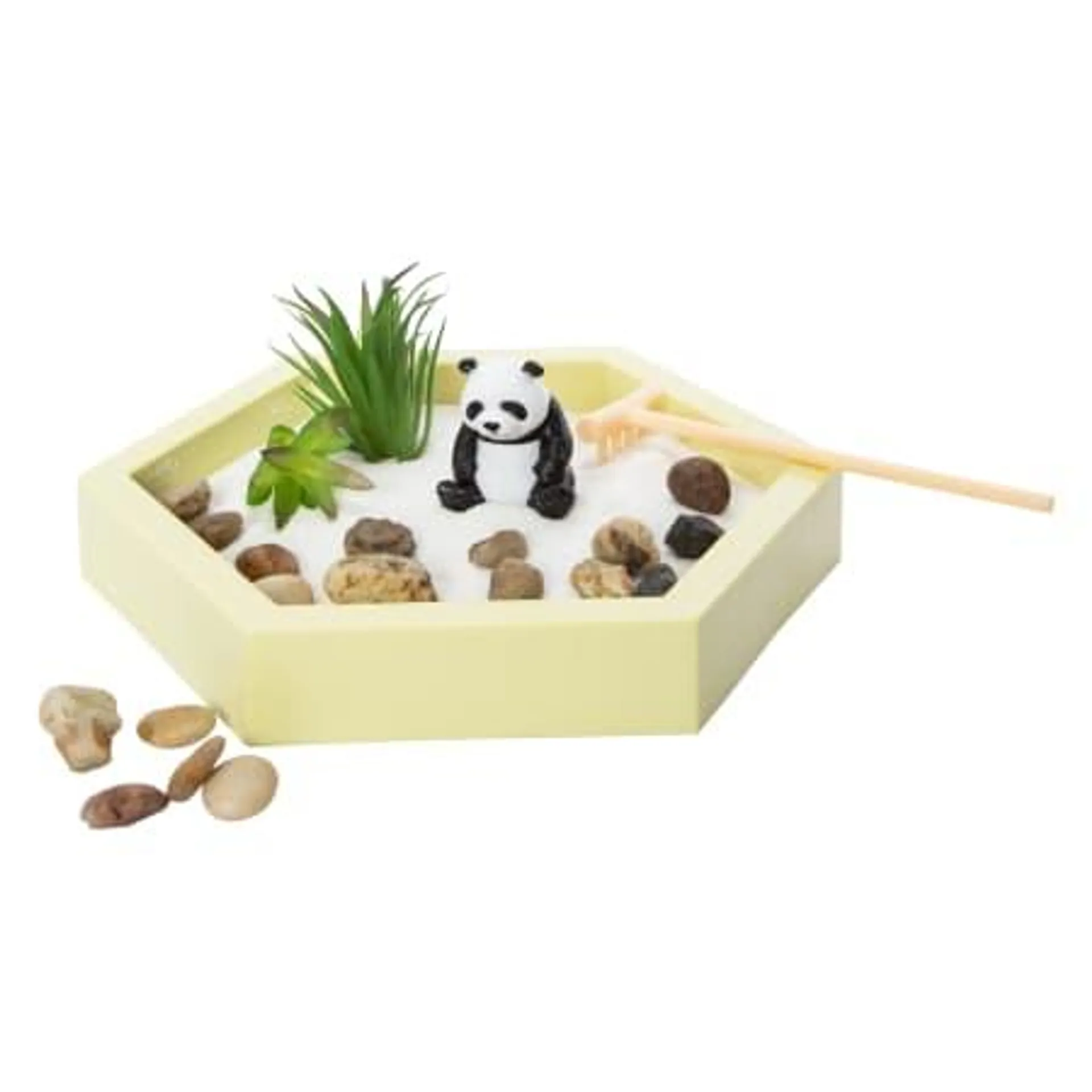 Panda Zen Garden 7in x 8in