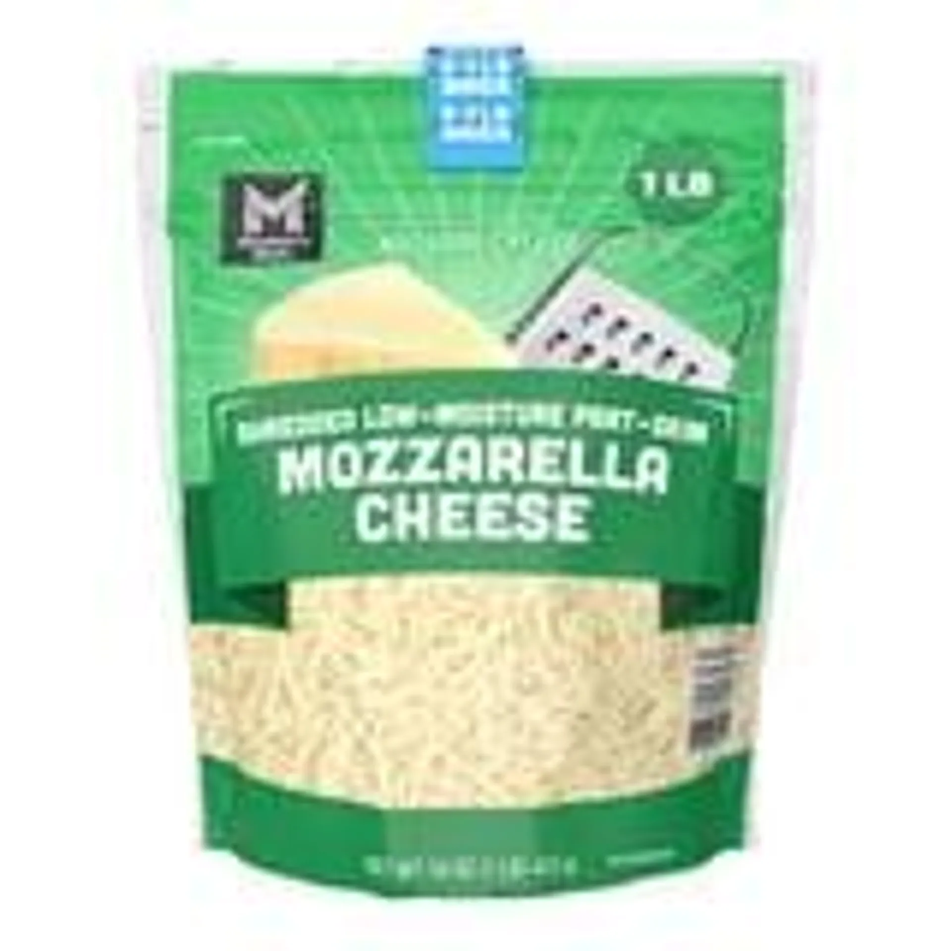 Member's Mark Part-Skim Shredded Mozzarella Cheese 1 lb., 2 pk.