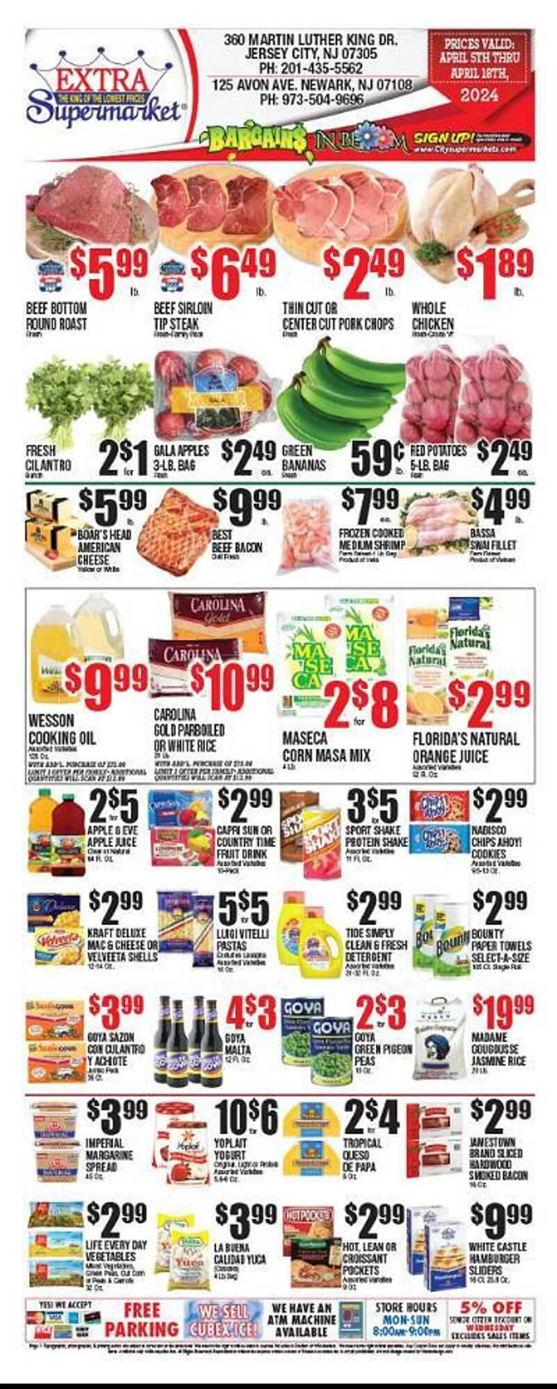 Weekly ad Extra Supermarket Weekly Ad from April 5 to April 18 2024 - Page 