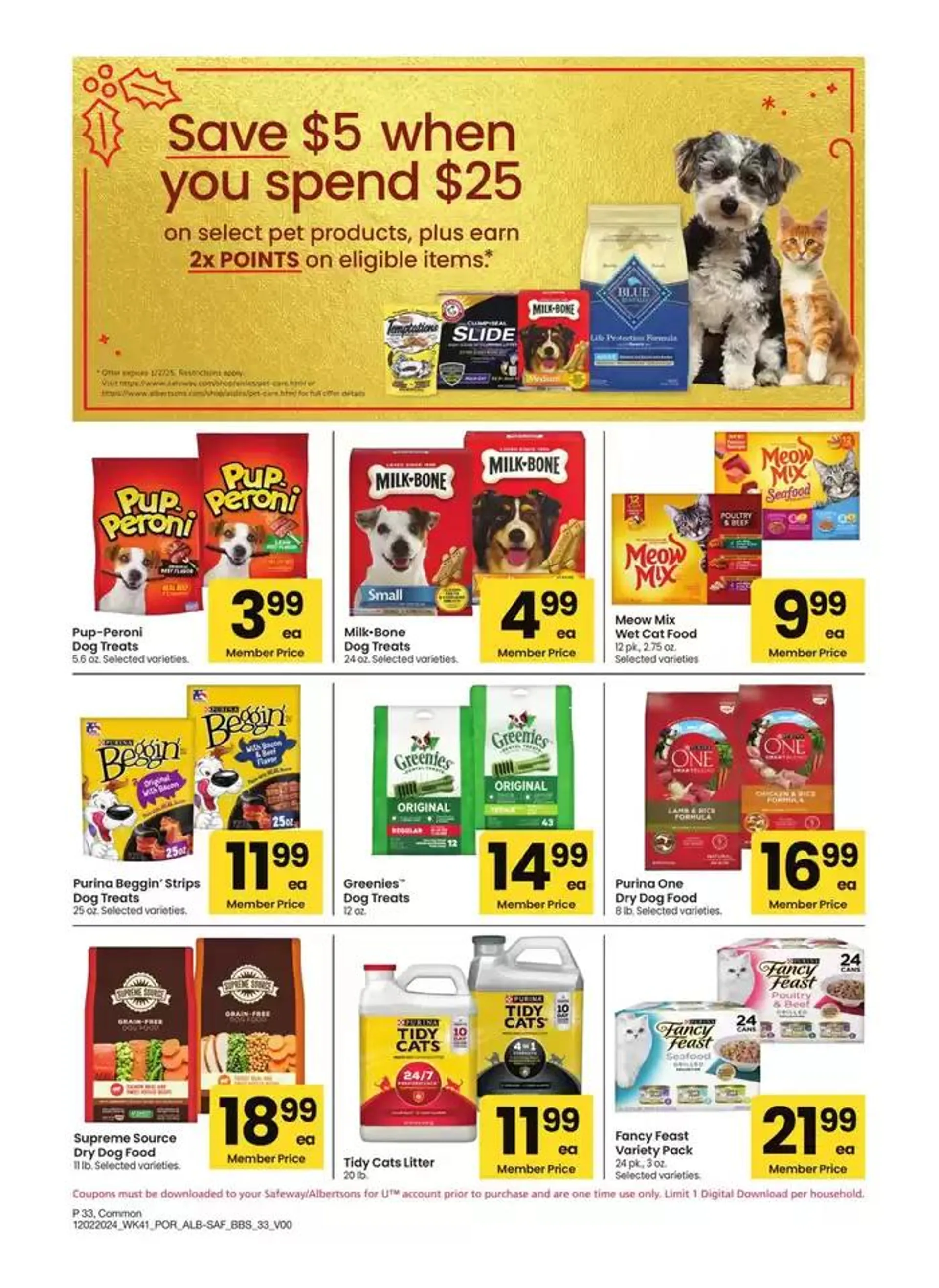 Weekly ad Albertsons - Portland - BBS from December 2 to January 5 2025 - Page 33