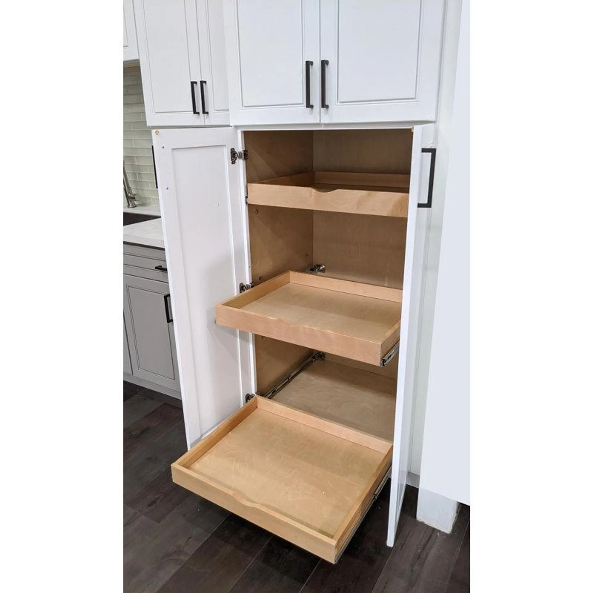 Pull out drawers for cabinets side mount, Roll out tray for pantry Daiona