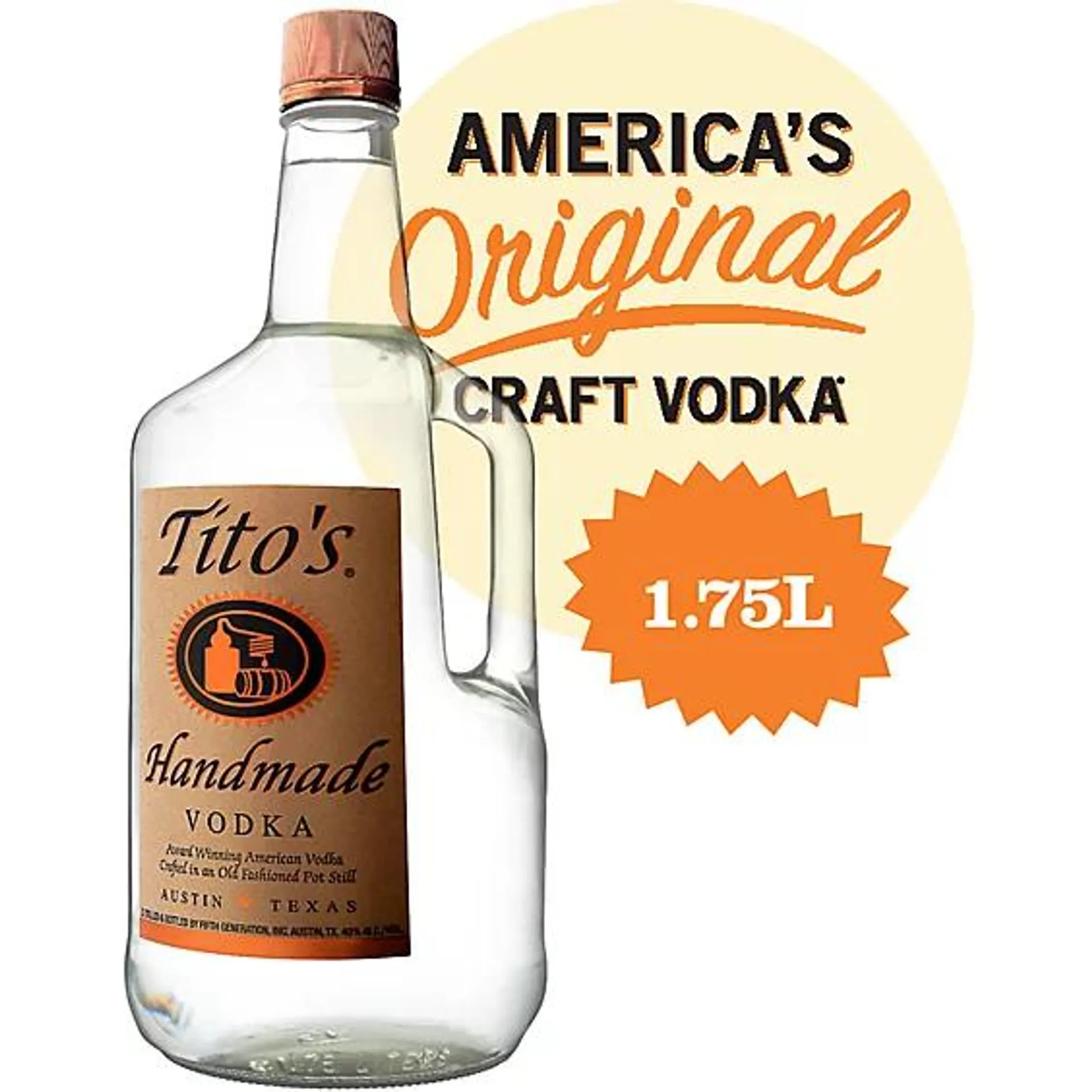 Tito's Handmade Vodka - 1.75 Liter