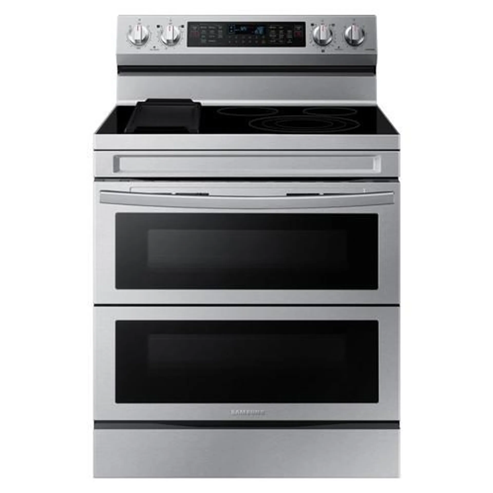 Samsung 6.3 cu. ft. Smart Freestanding Electric Range with Flex Duo™, No Preheat Air Fry & Griddle in Stainless Steel - NE63A6751SS