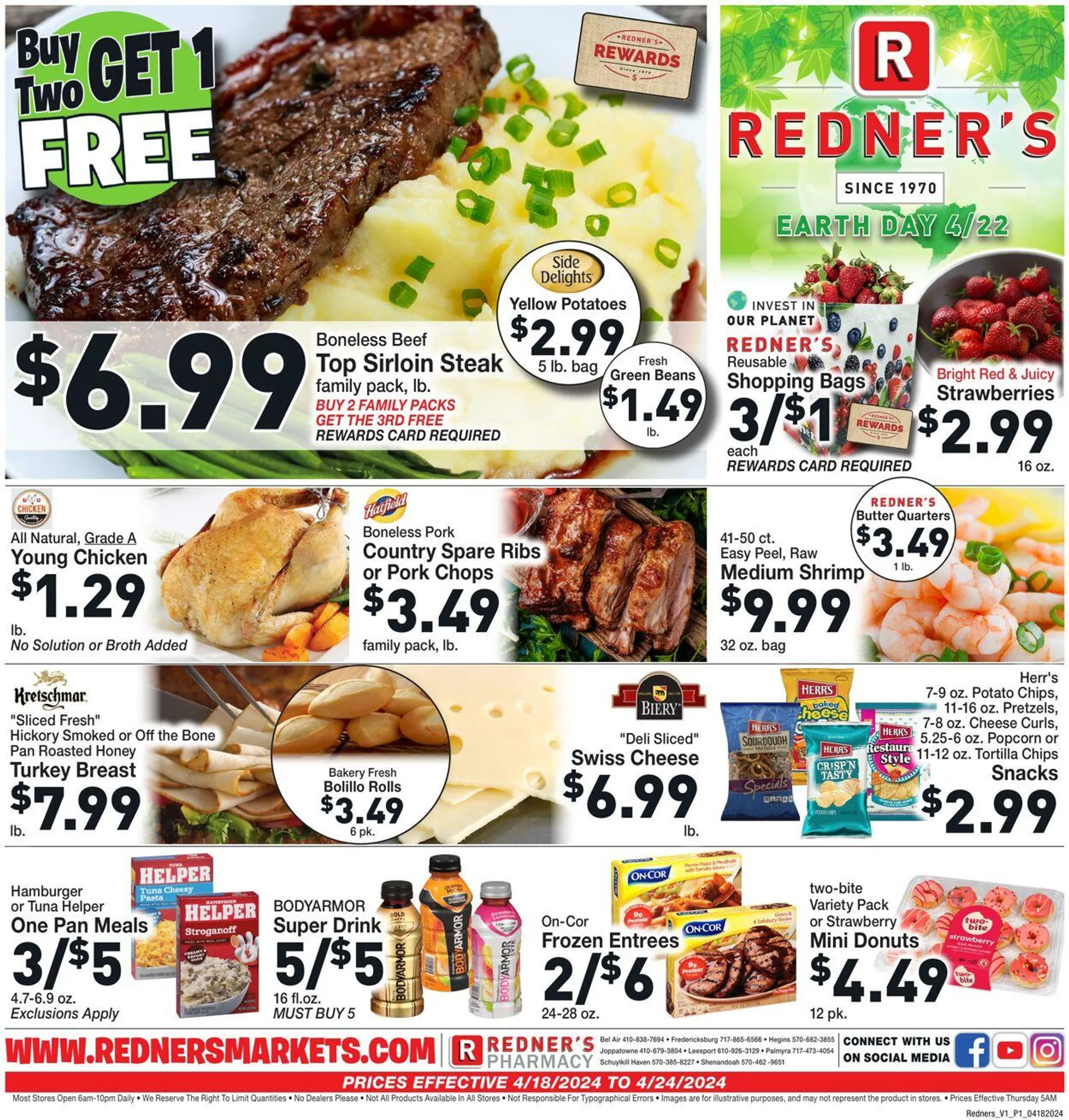 Redner’s Warehouse Market Current weekly ad - 1