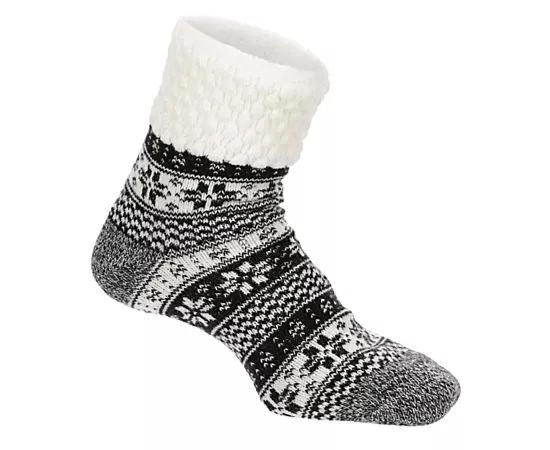 Womens Snowflake Slipper Sock 1 Pair