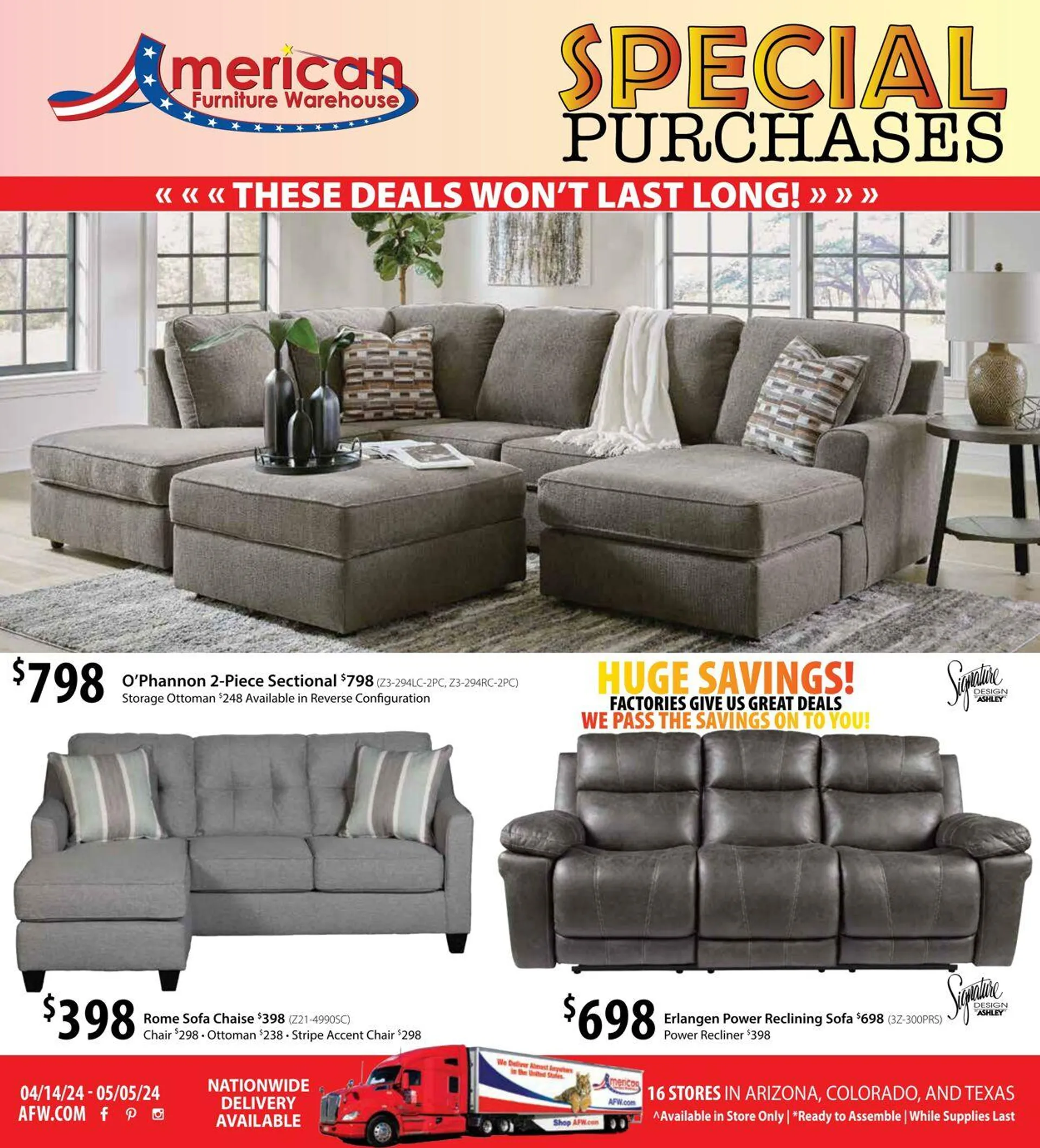 American Furniture Warehouse Current weekly ad - 1