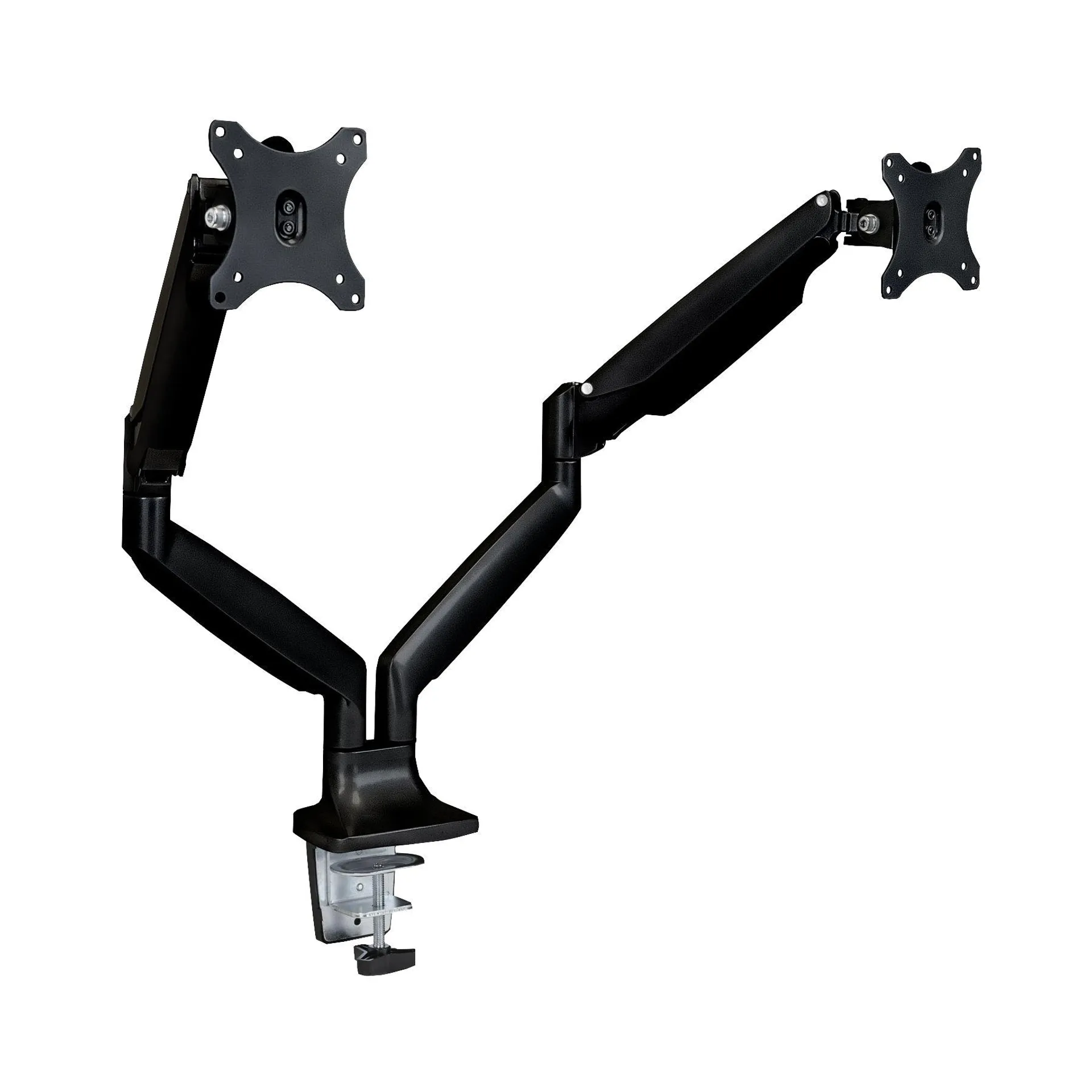 Mount-It! Heavy Duty Dual Monitor Arm - Black