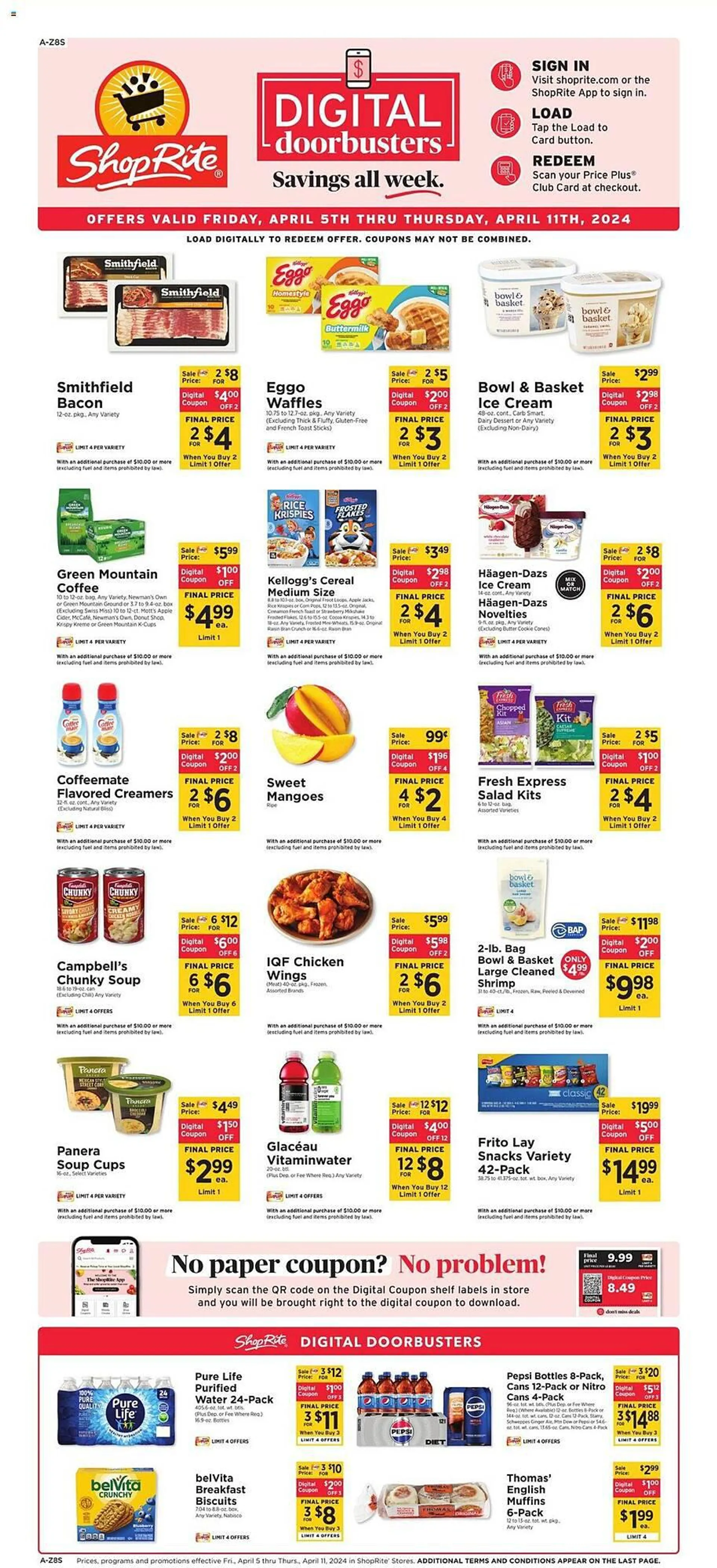 Weekly ad ShopRite Weekly Ad from April 5 to April 11 2024 - Page 1
