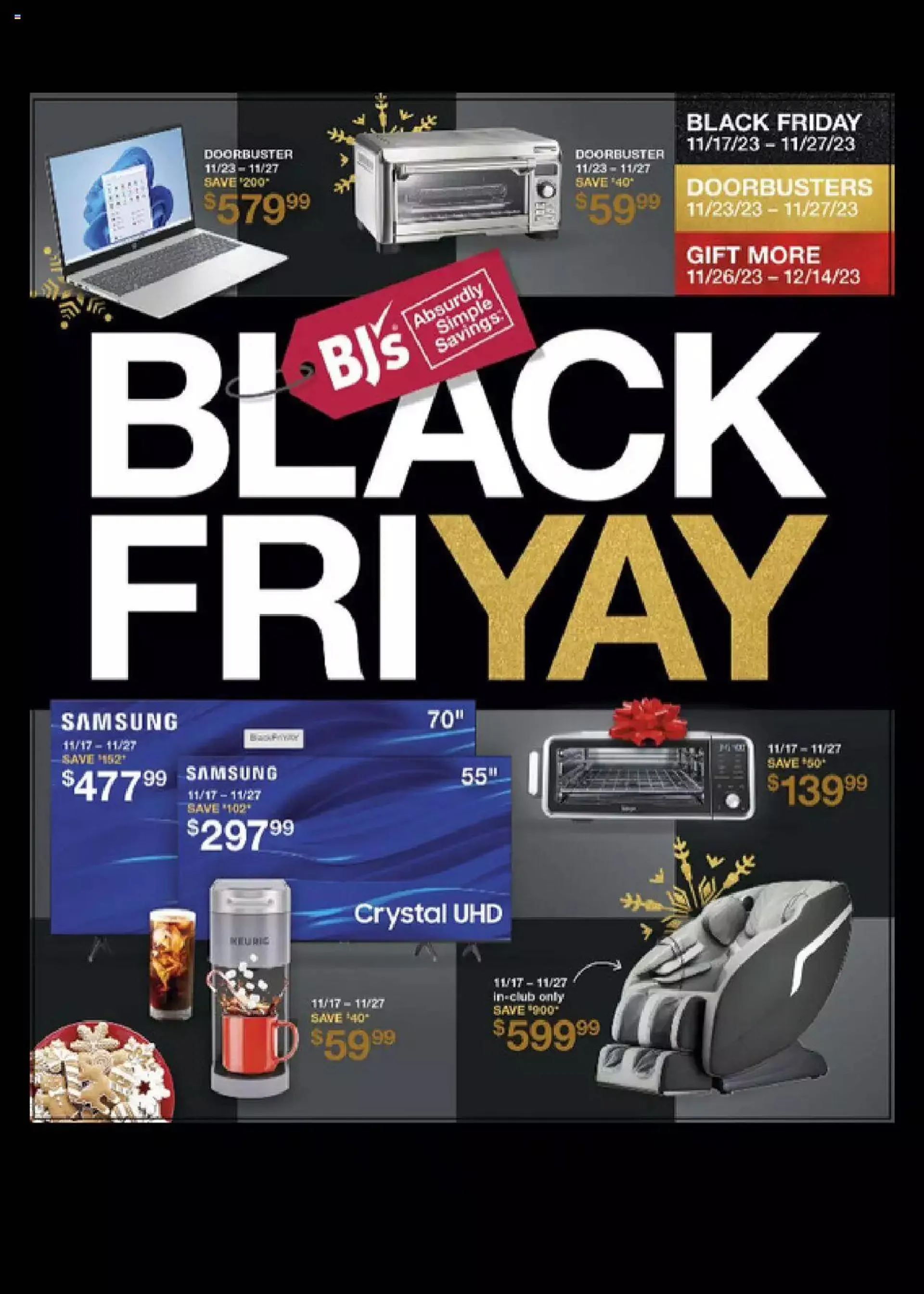 BJ's Black Friday Valid until Nov 27