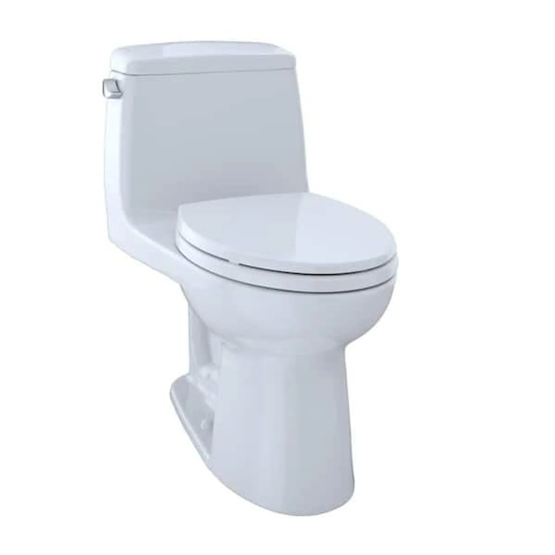 Eco UltraMax 12 in. Rough In One-Piece 1.28 GPF Single Flush Elongated Toilet in Cotton White, SoftClose Seat Included