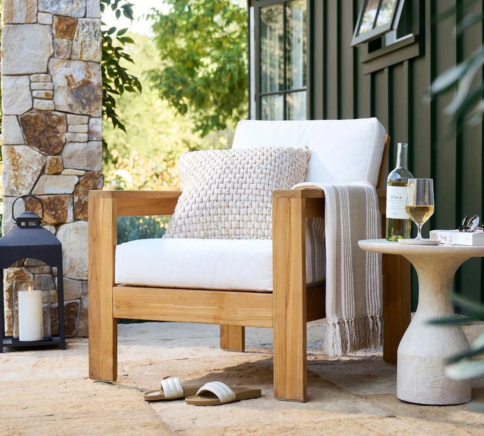 Malibu FSC® Teak Outdoor Lounge Chair