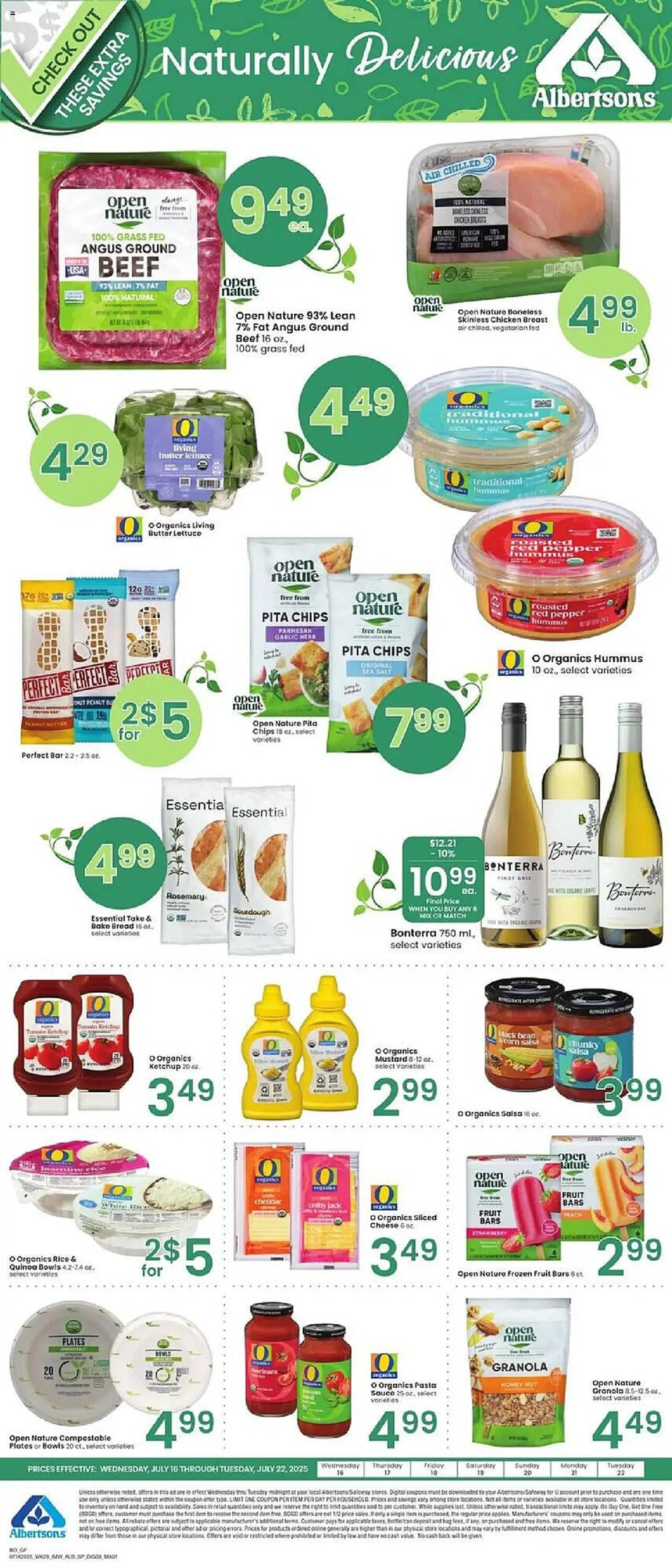 Weekly ad Albertsons Weekly Ad from July 16 to July 22 2025 - Page 1
