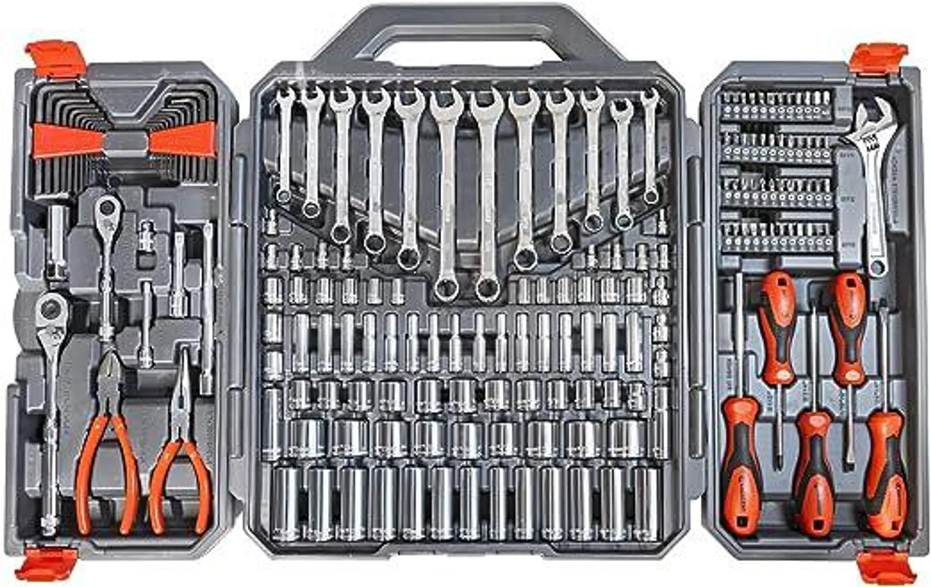 Crescent 180 Piece Professional Tool Set in Tool Storage Case - CTK180