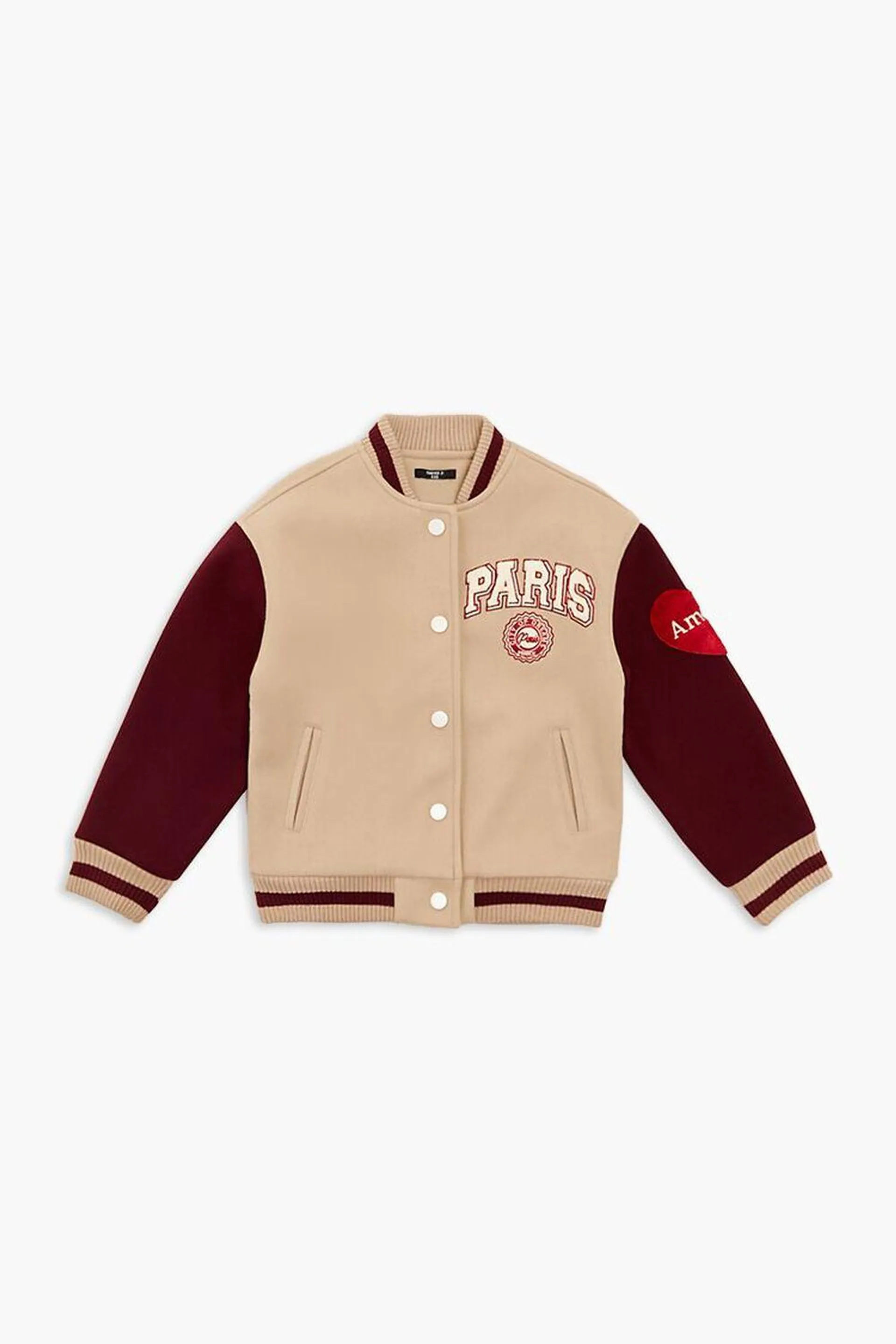 Girls Paris Letterman Jacket (Kids)