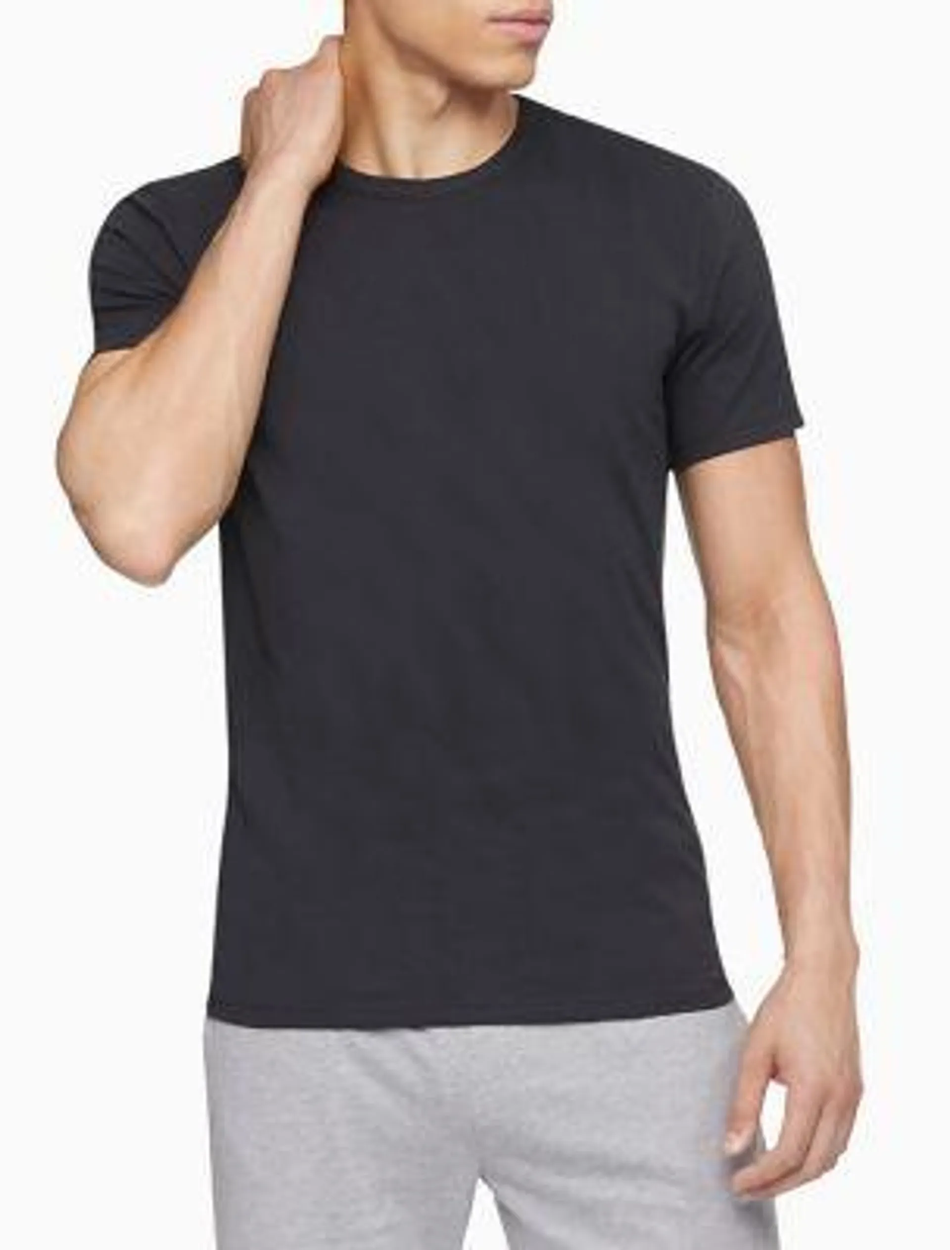 Cotton Stretch 3-Pack Crewneck T-Shirt