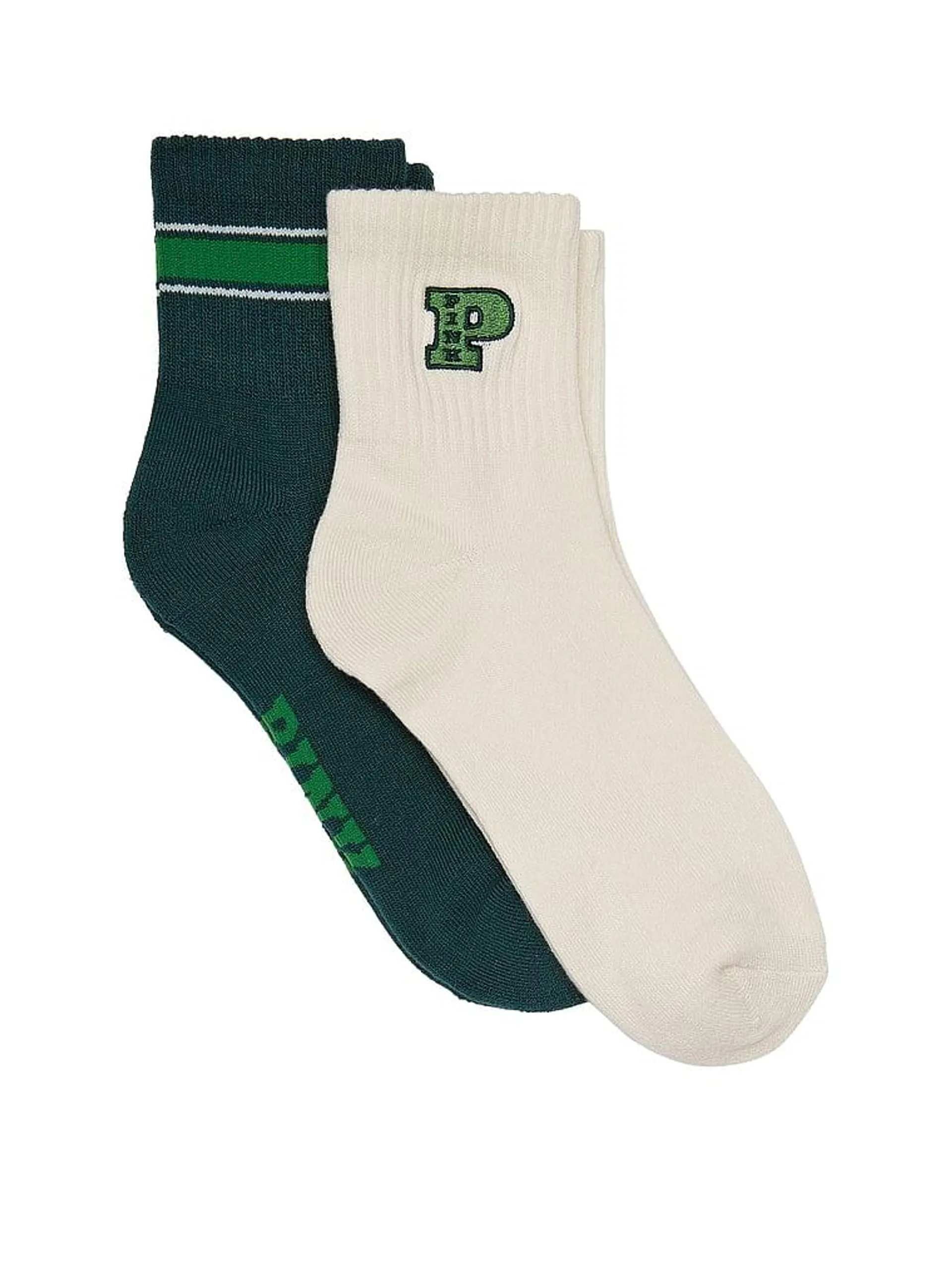 2-Pack Quarter Socks