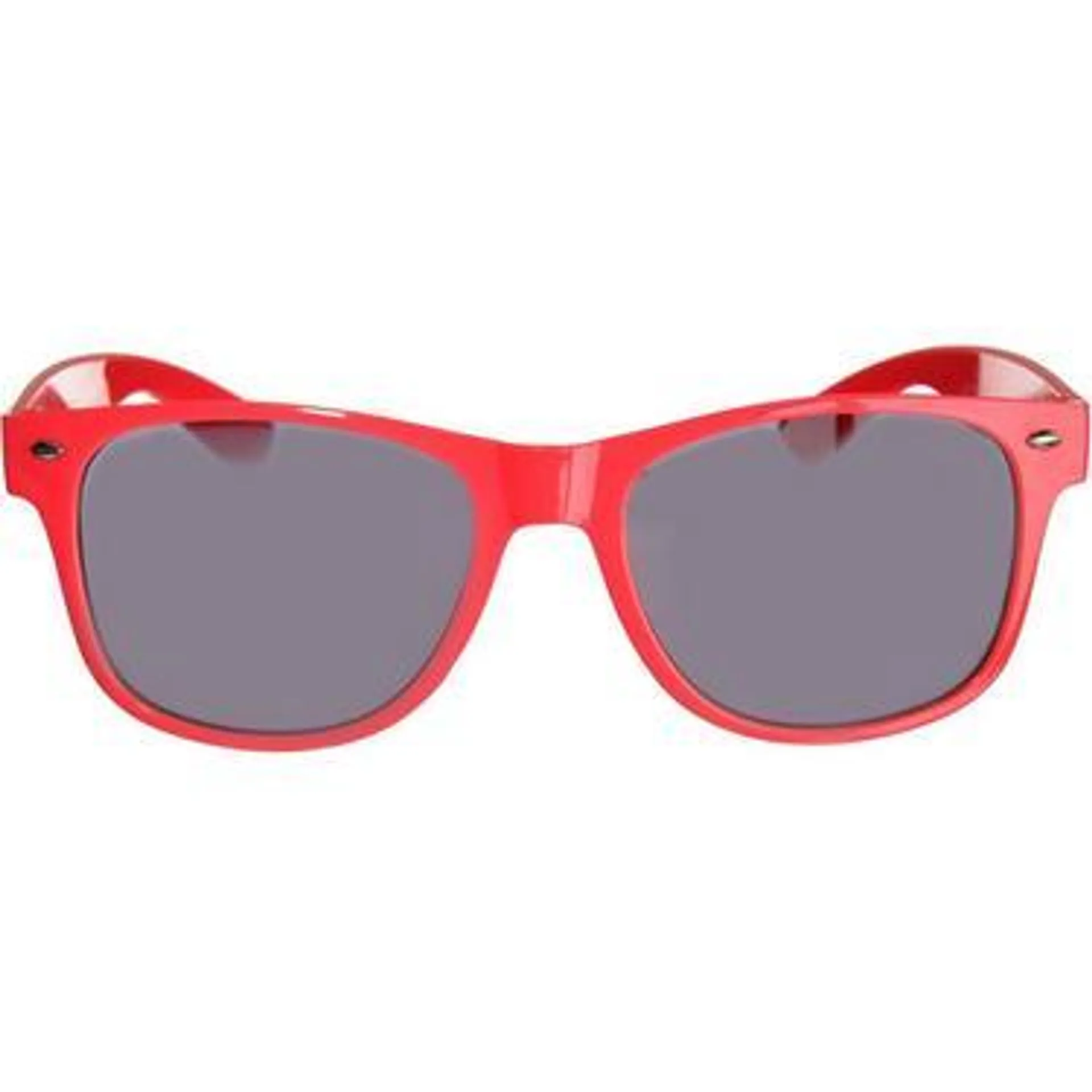 Classic Red Frame Sunglasses