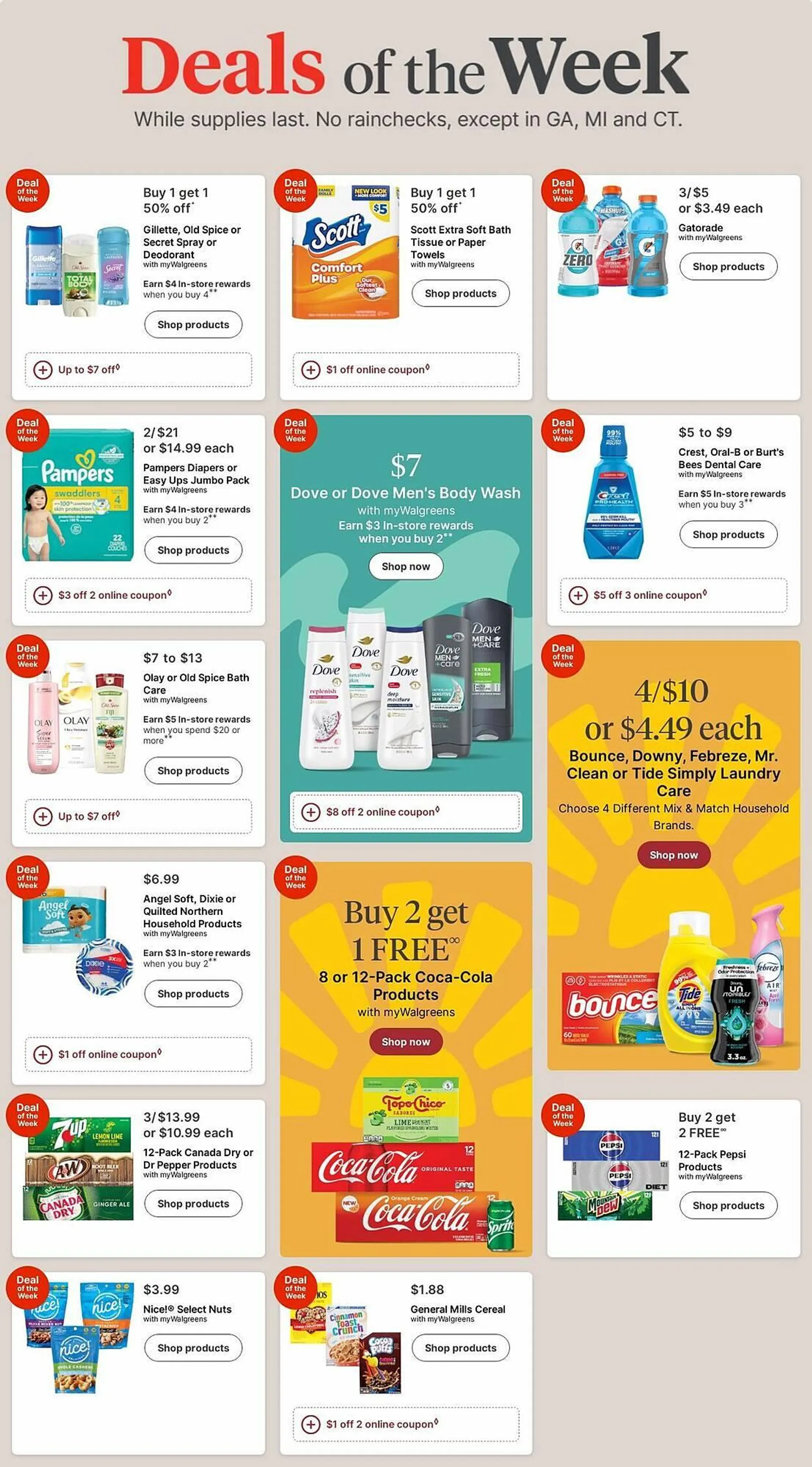 Weekly ad Walgreens Weekly Ad from July 14 to July 23 2025 - Page 1