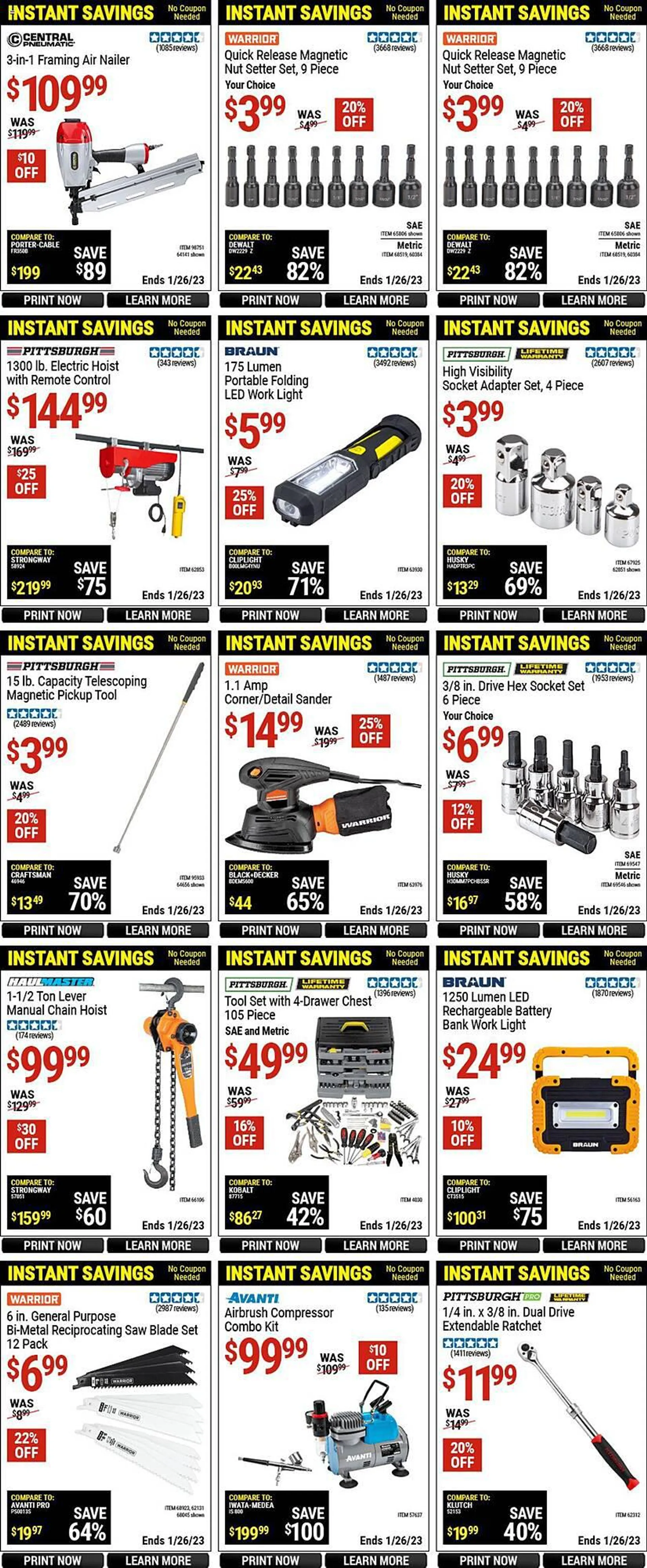 Harbor Freight Tools Weekly Ad - 11