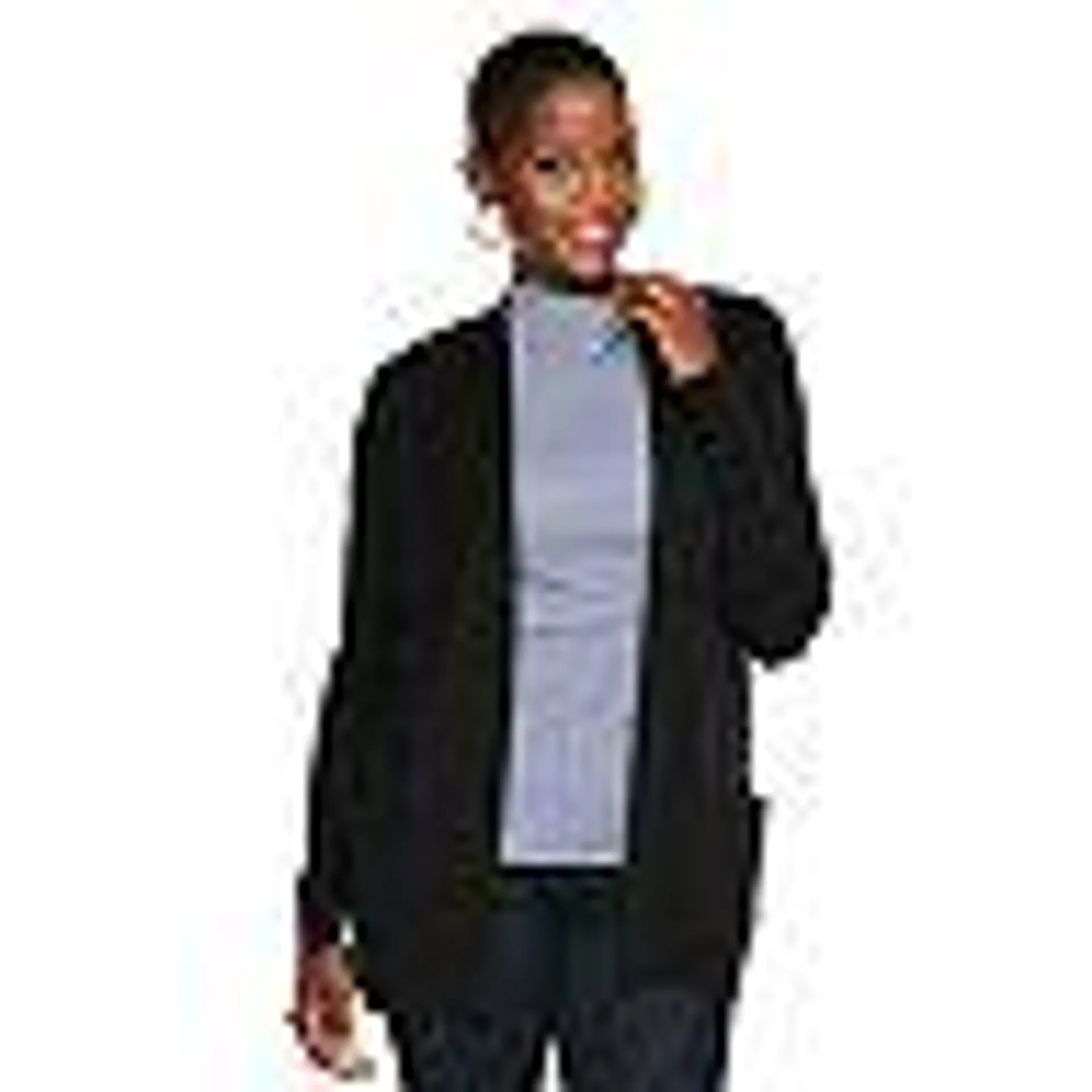 Petite Croft & Barrow® Classic Ribbed Open-Front Cardigan