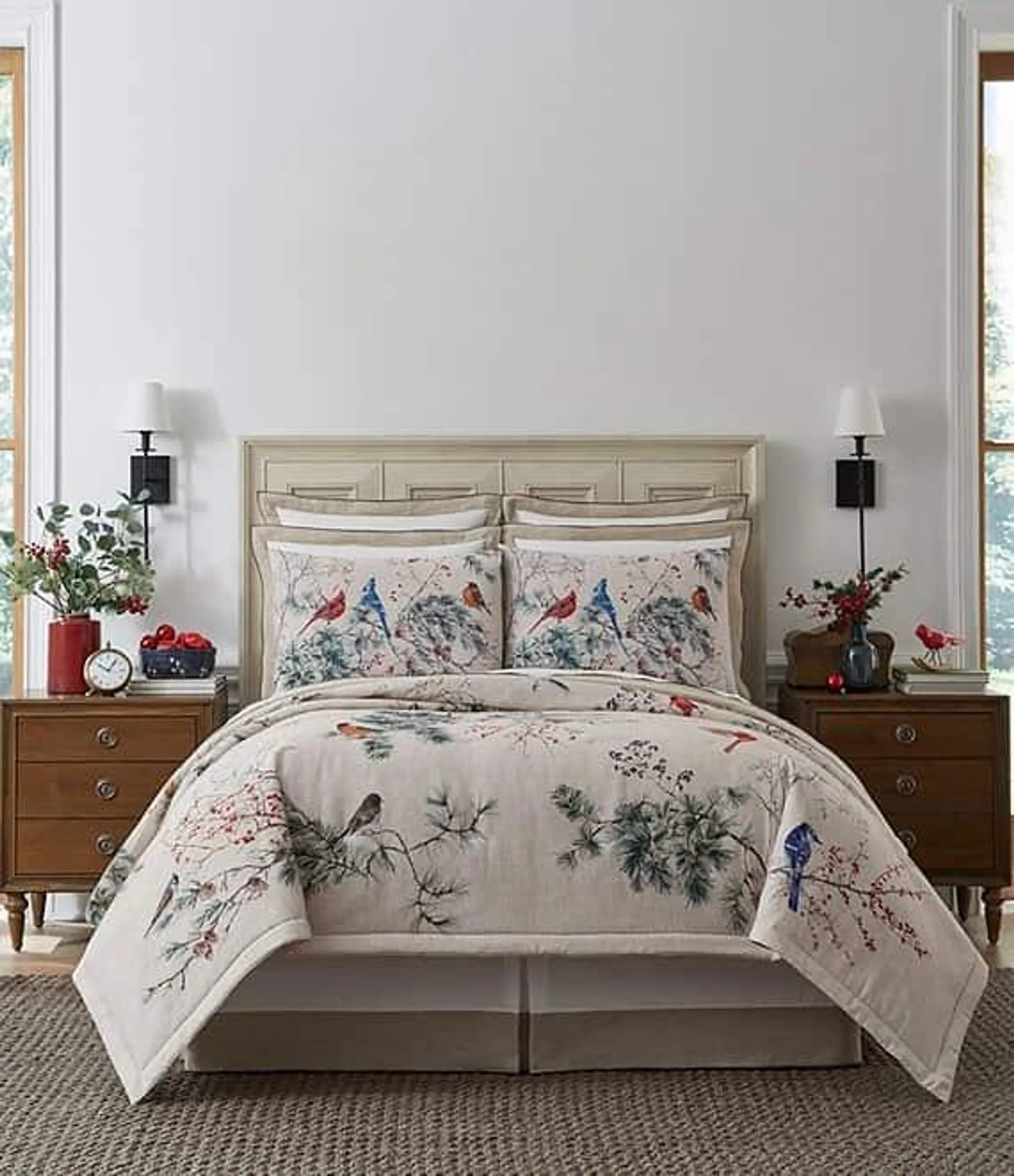 Holiday Collection Holly Comforter Mini Set