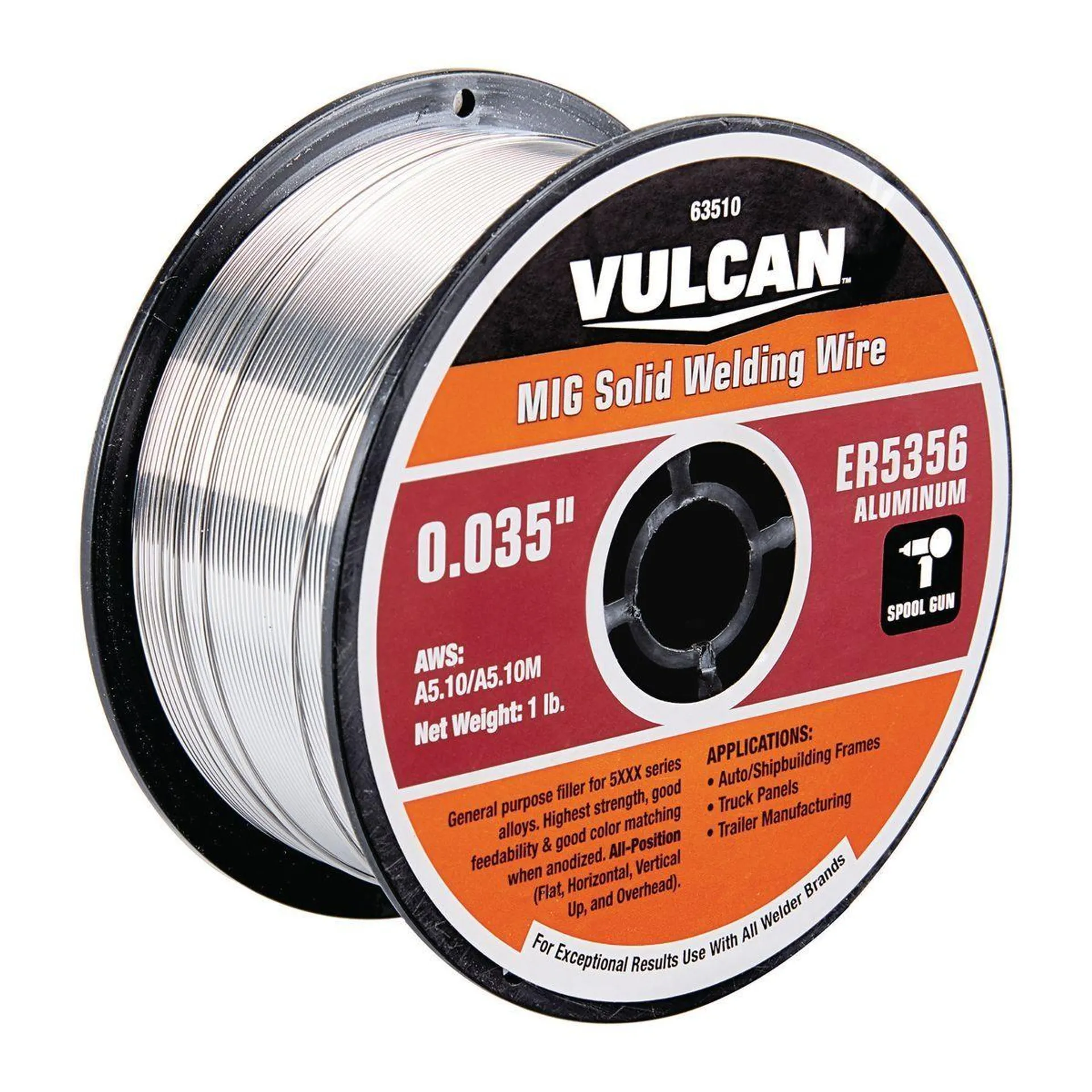 0.035 in. ER5356 MIG Solid Welding Wire, 1 lb. Roll