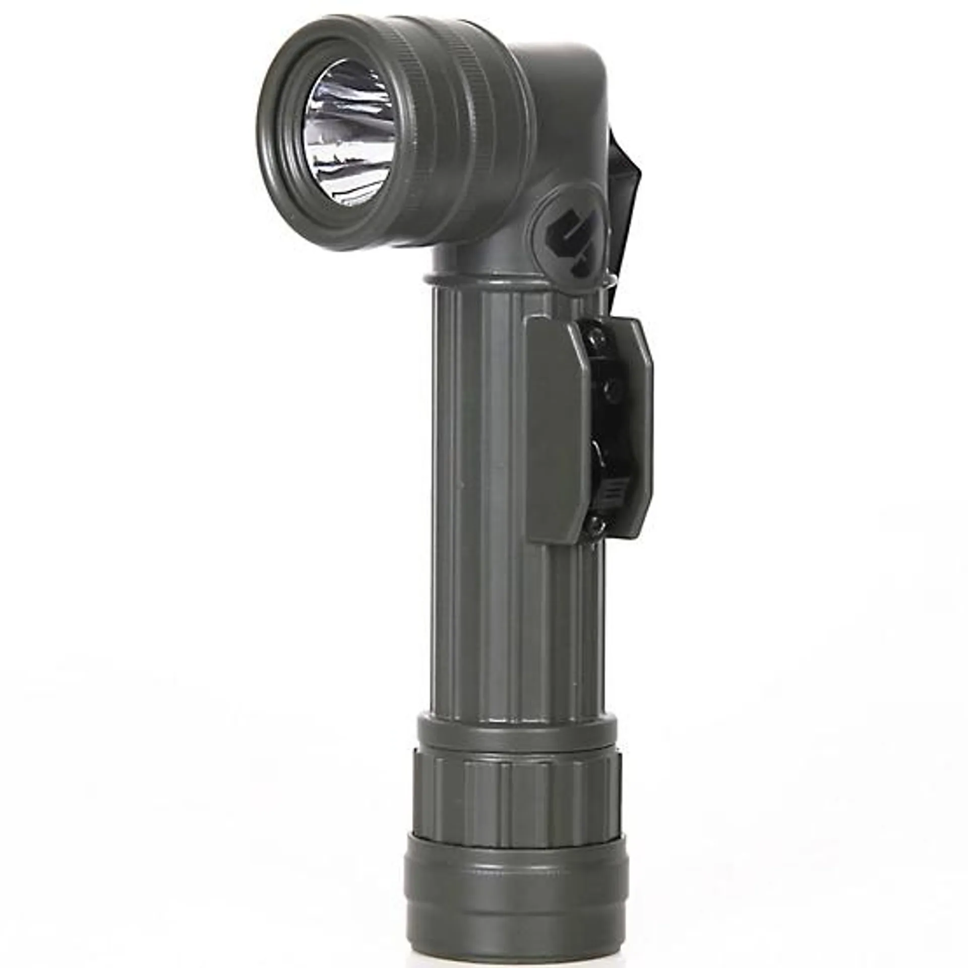 400-Lumen Vintage Military LED Flashlight, Green