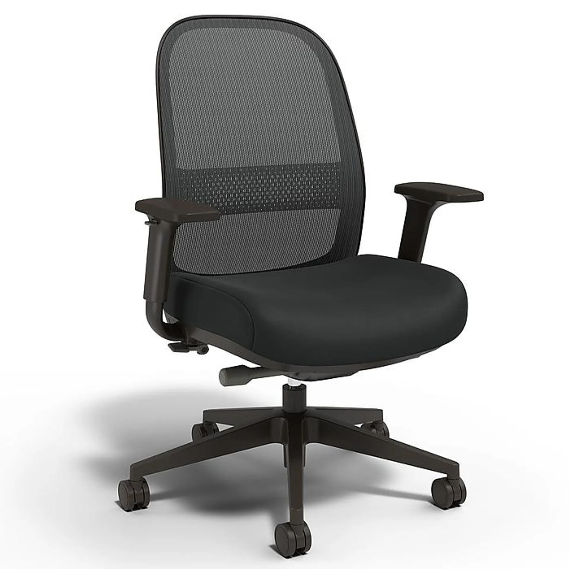 Workplace2.0™ Bedford Ergonomic Fabric/Mesh Swivel Task Chair,