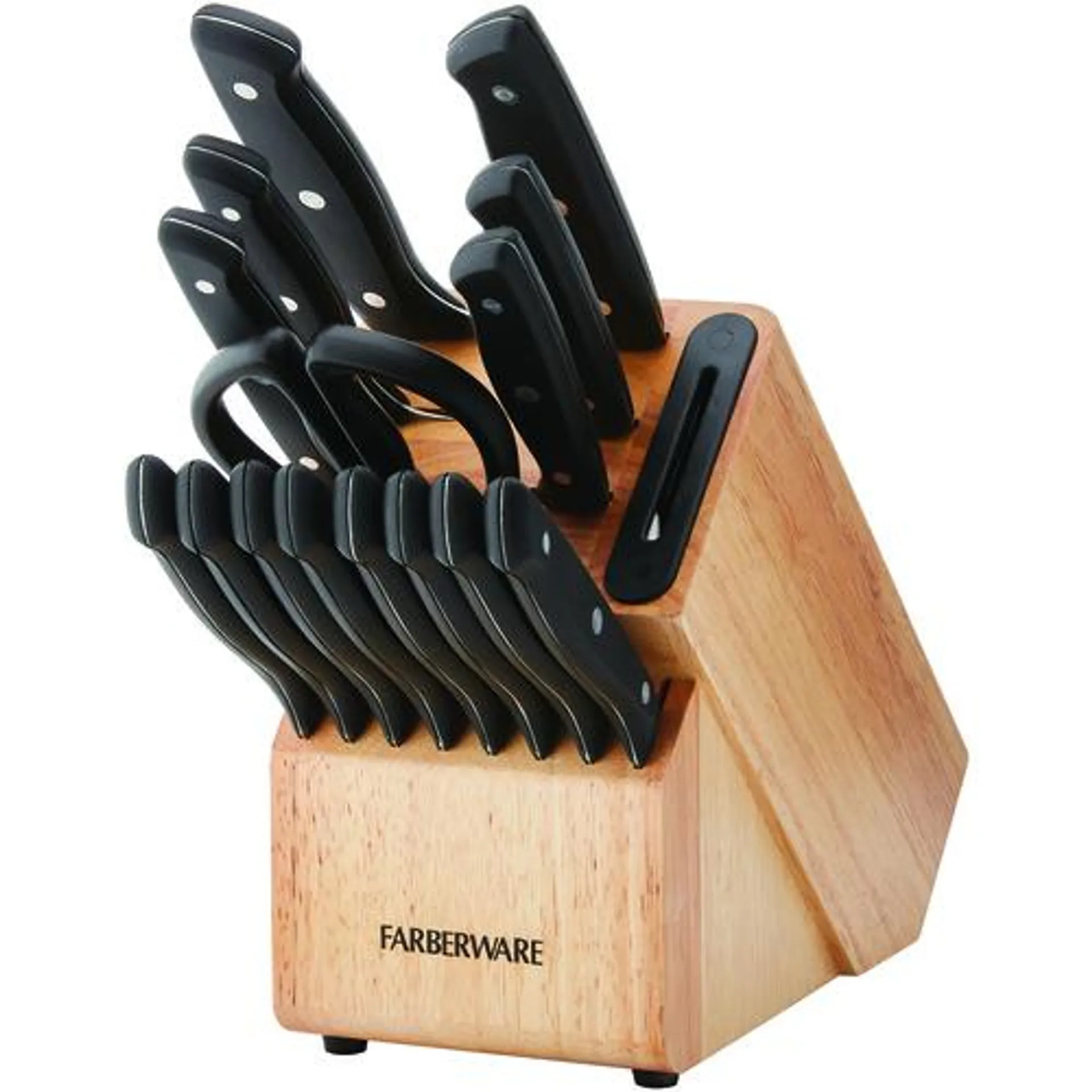 EdgeKeeper 16-Piece Cutlery Set with Natural Wood Block