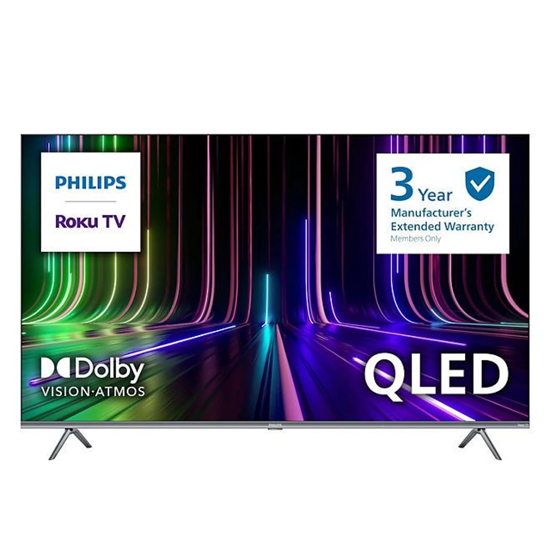 Philips 55" Class 7900 Series 4k QLED UltraHD Roku Smart TV - 55PUL7973/F7