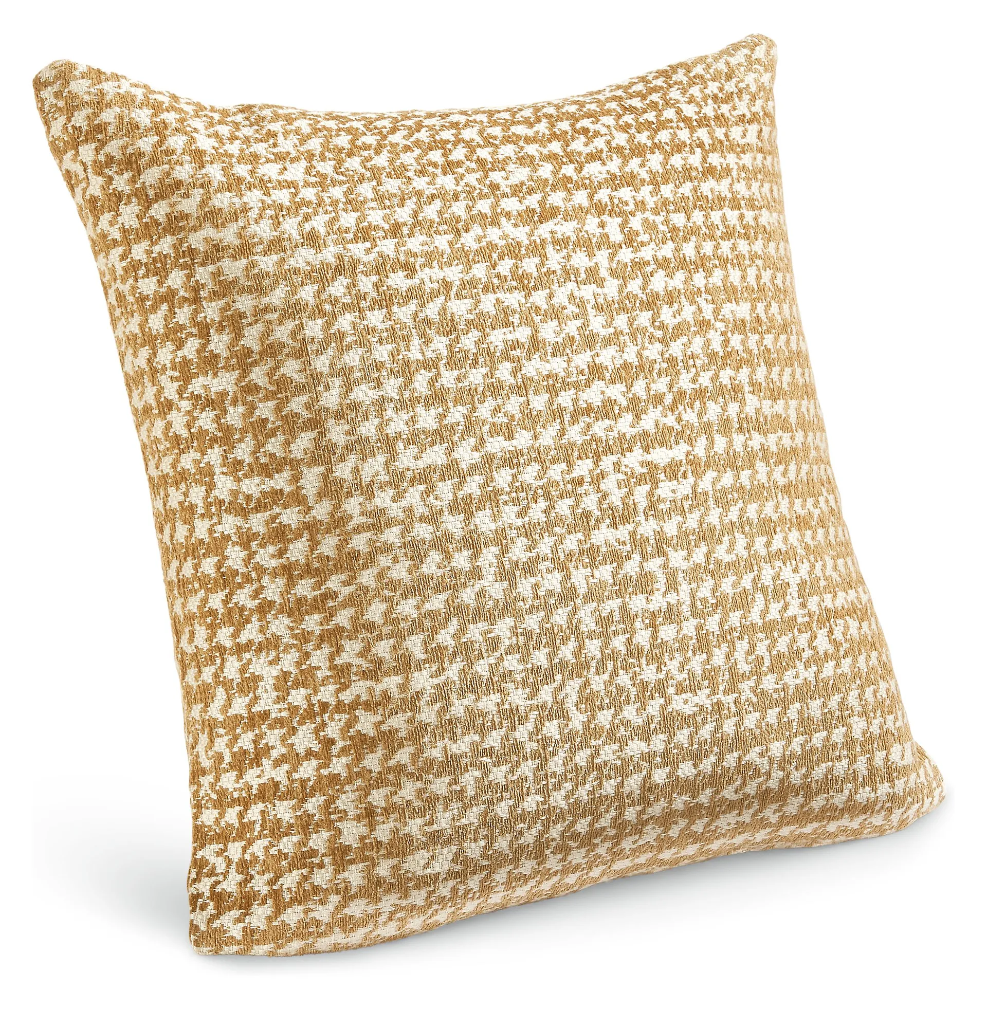 Barnes 20w 20h Throw Pillow Cover in Camel/White