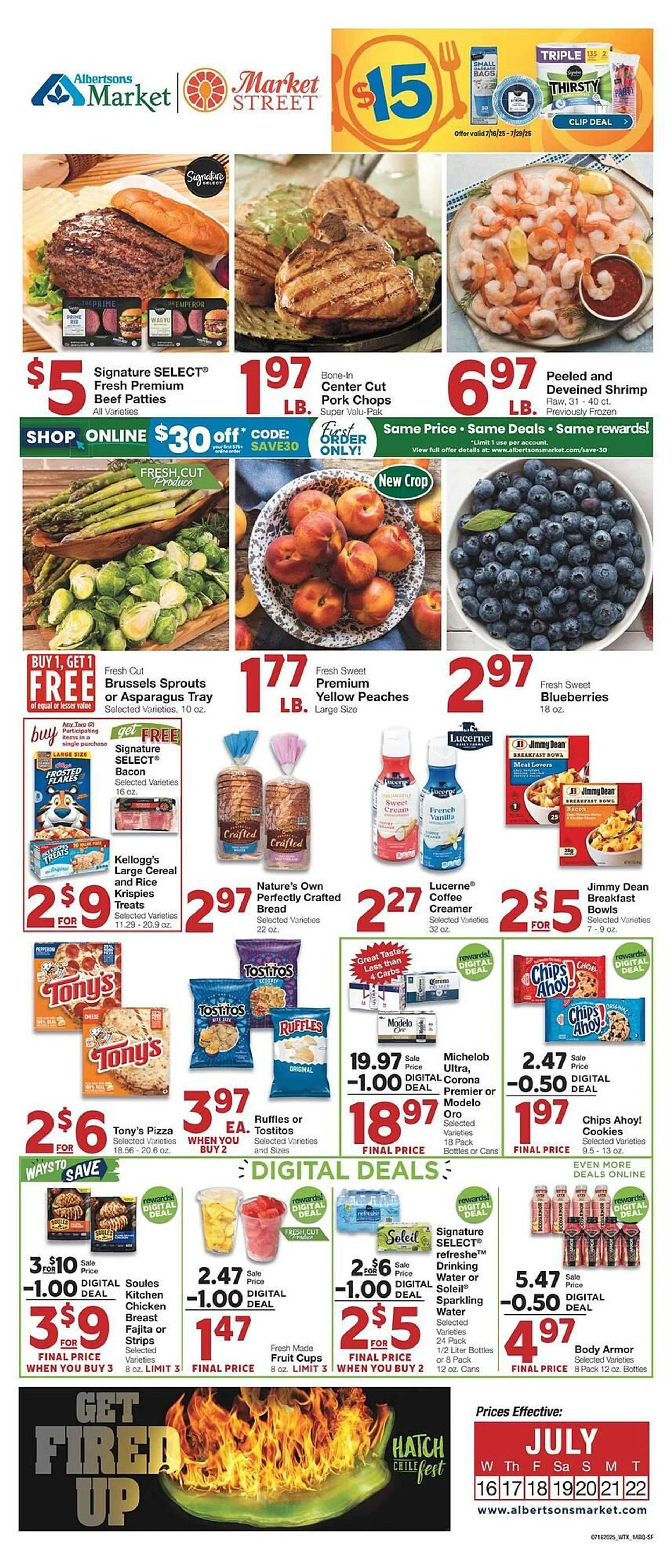 Weekly ad Market Street Weekly Ad from July 16 to July 29 2025 - Page 1