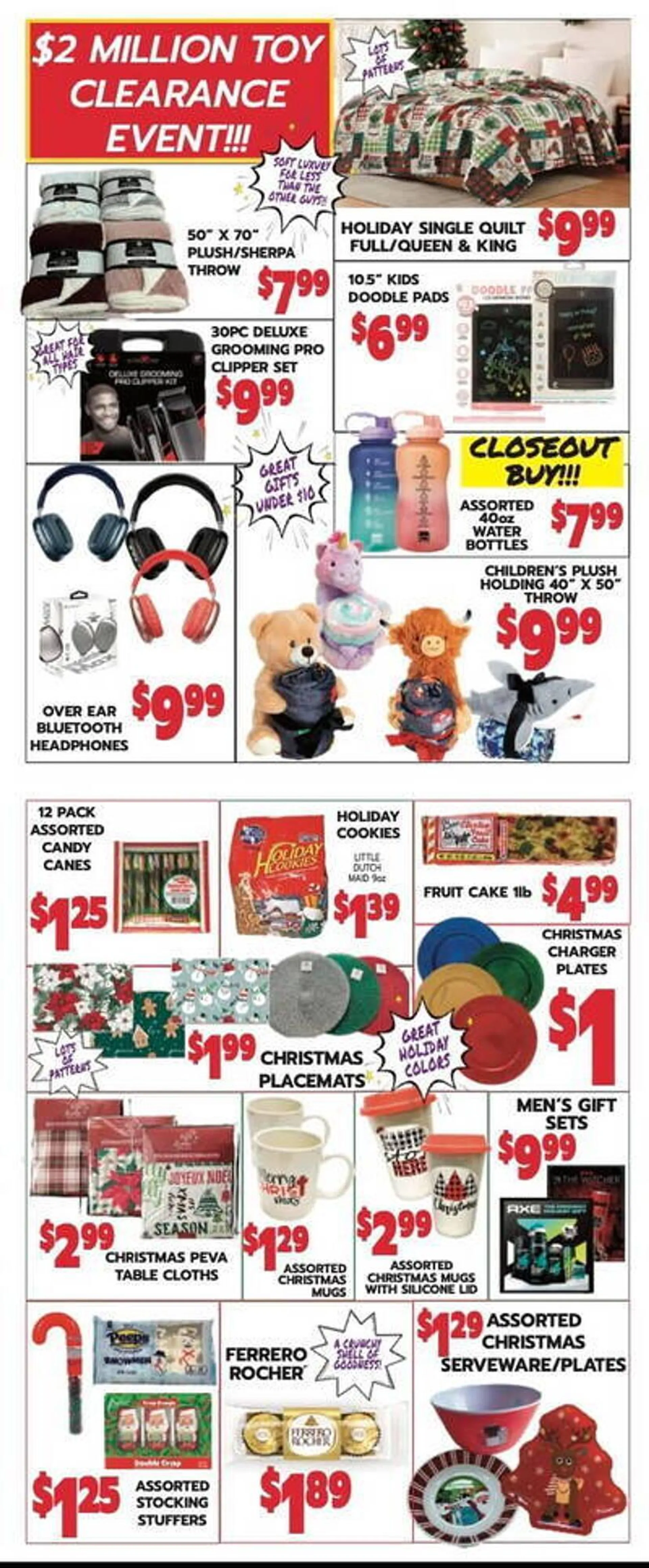 Weekly ad Roses Discount Store Weekly Ad from November 24 to December 7 2024 - Page 2