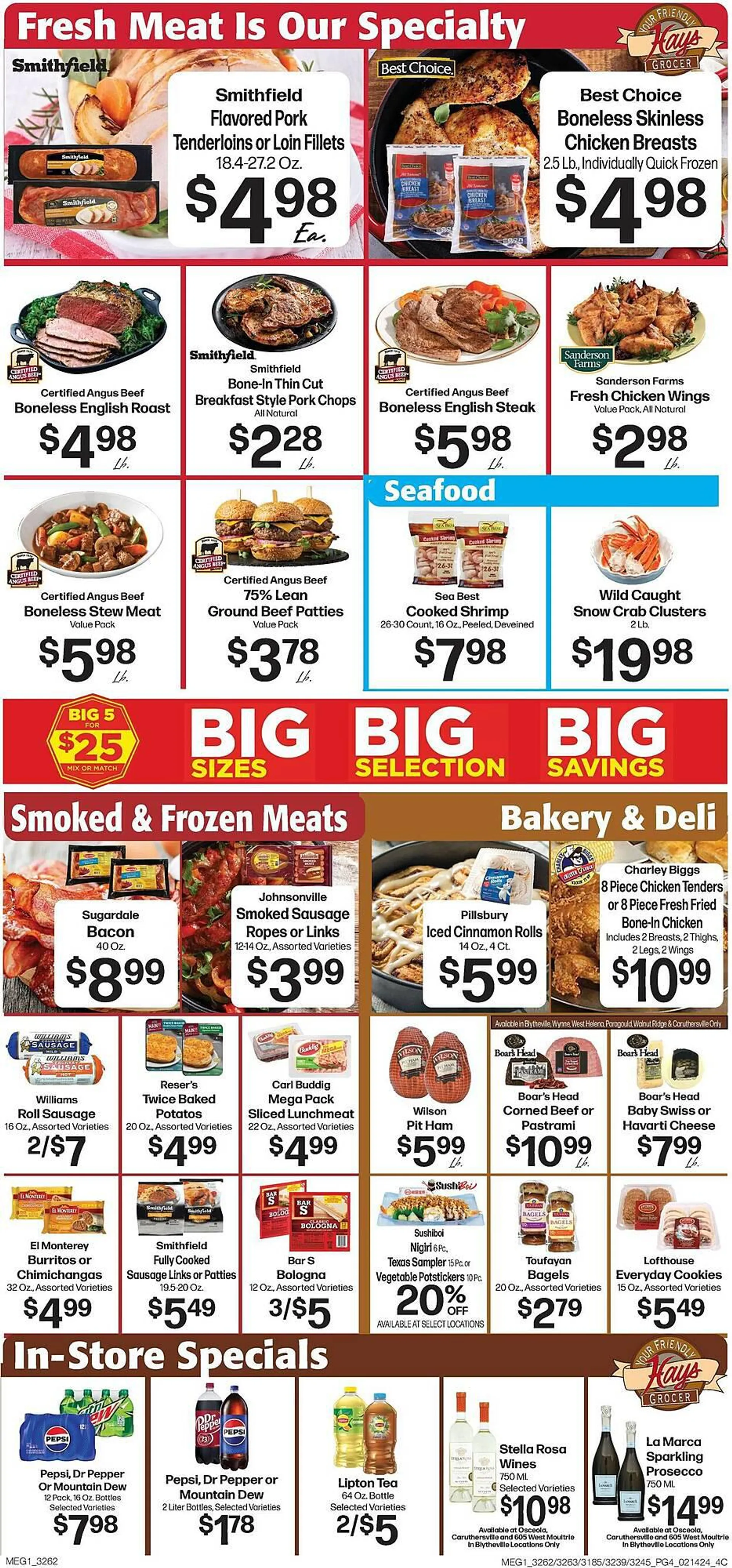 Weekly ad Hays Supermarket Weekly Ad from February 14 to February 20 2024 - Page 6