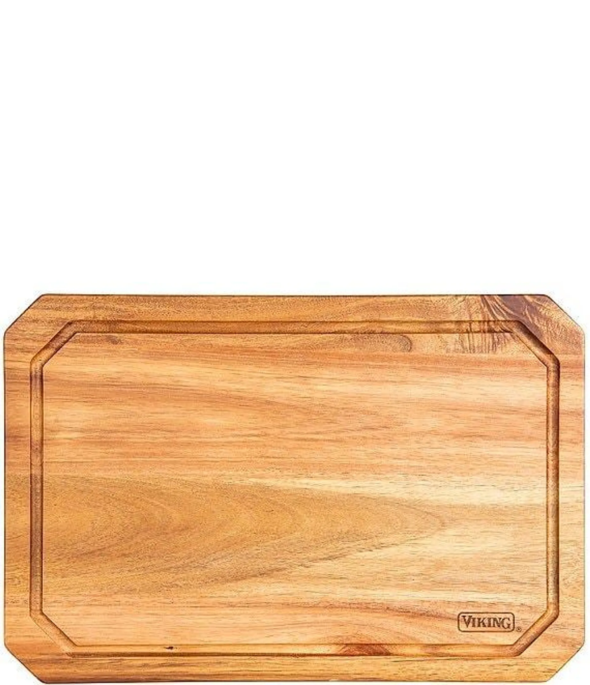 Acacia Wood Carving Board with Juice Groove