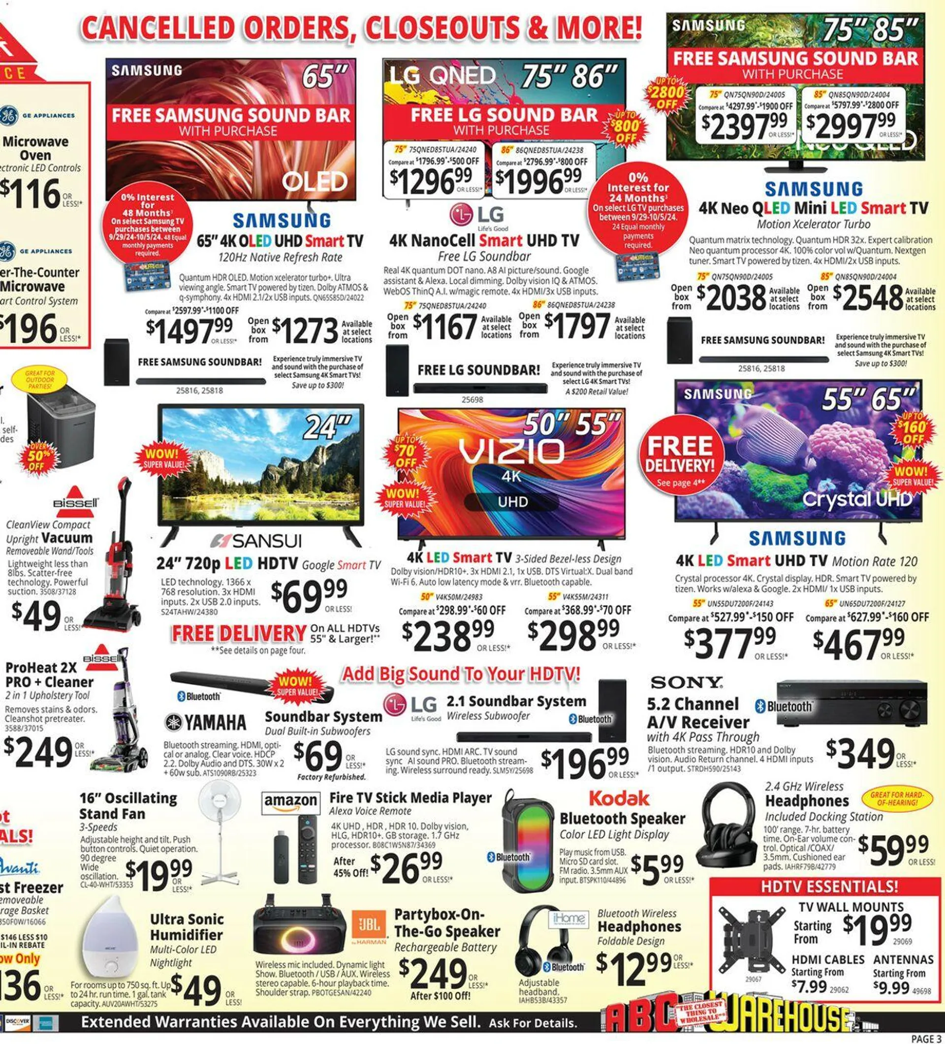 Weekly ad ABC Warehouse Current weekly ad from September 29 to October 5 2024 - Page 3