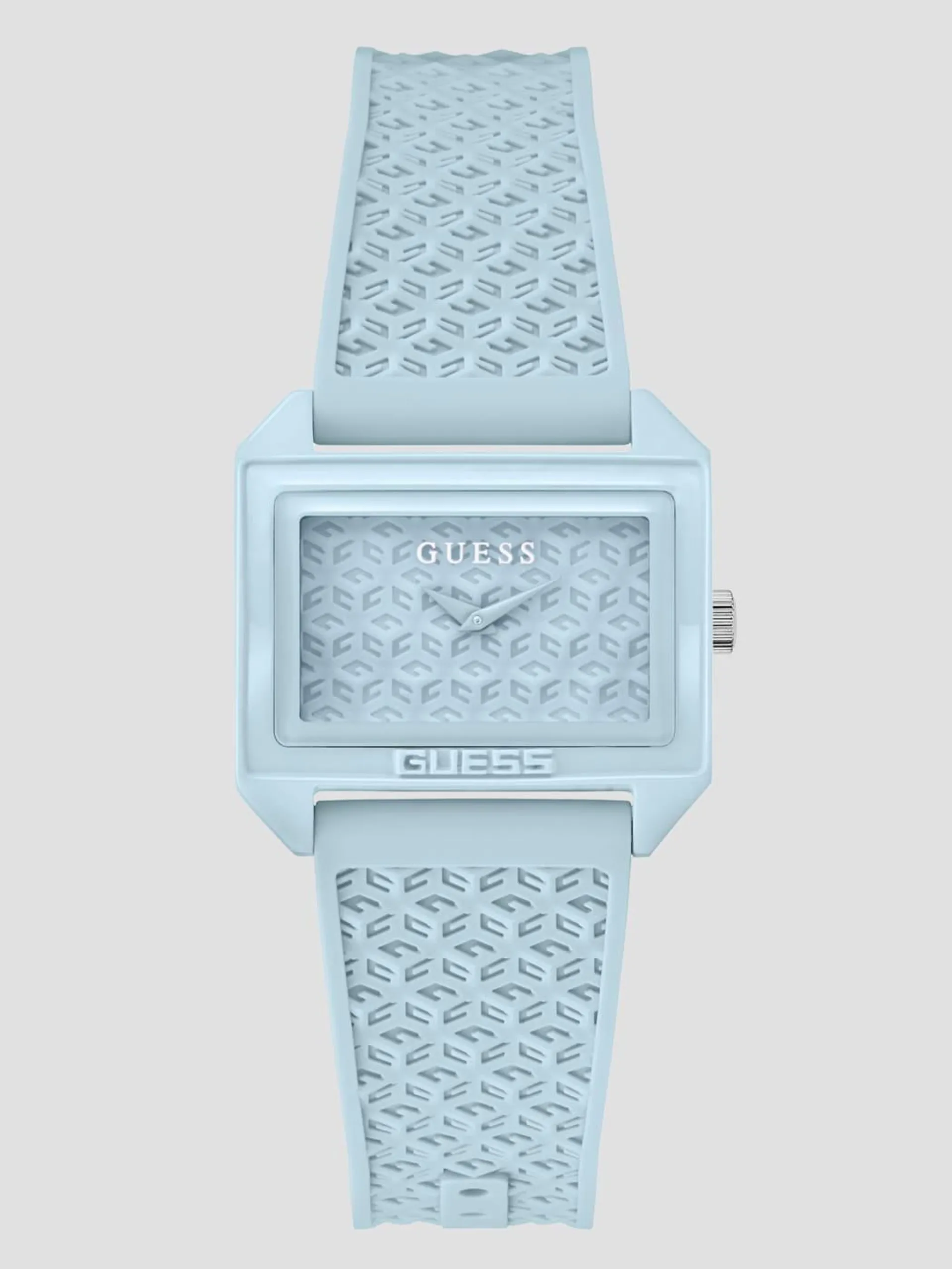 Blue Silicon Analog Watch