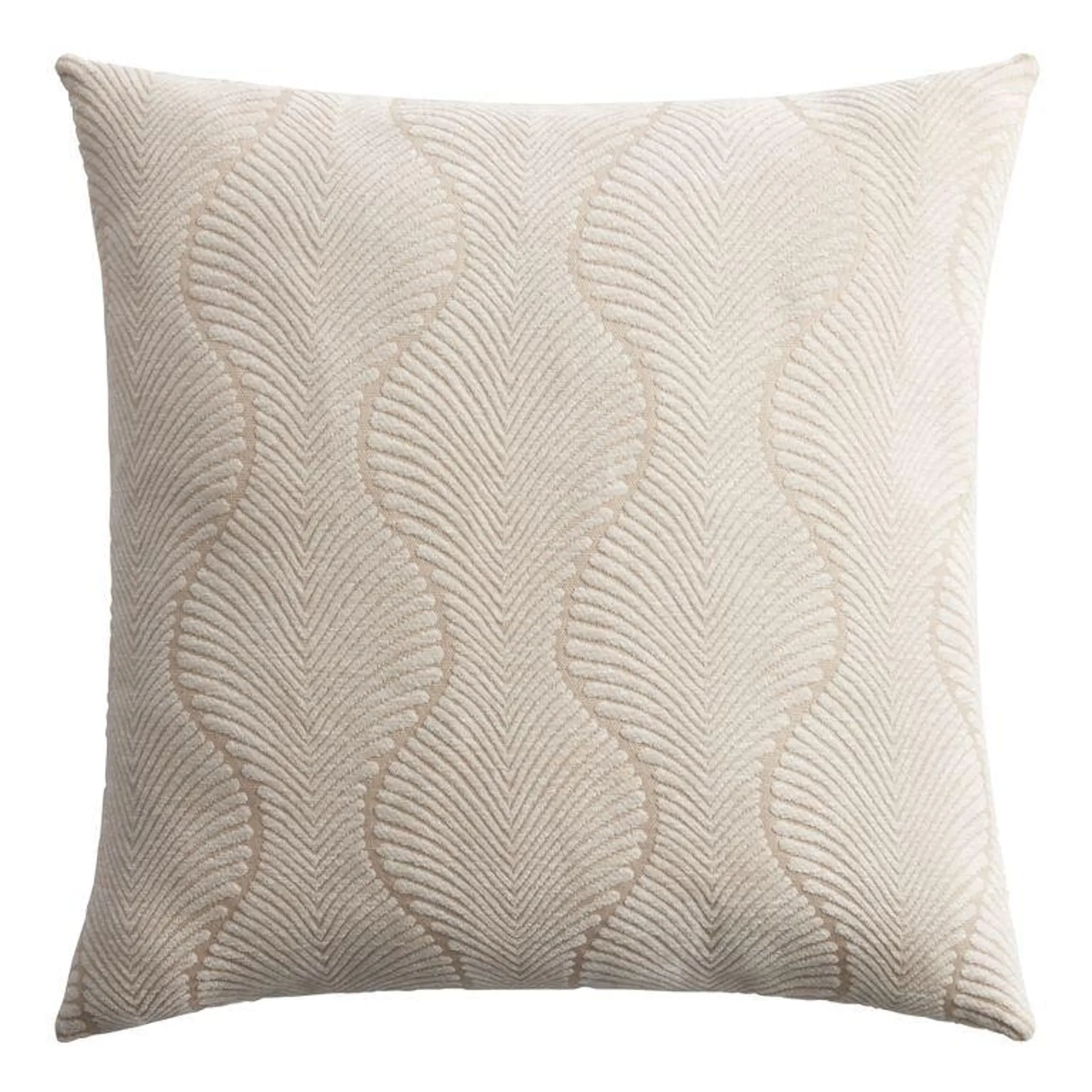 Ogee Chenille Jacquard Throw Pillow