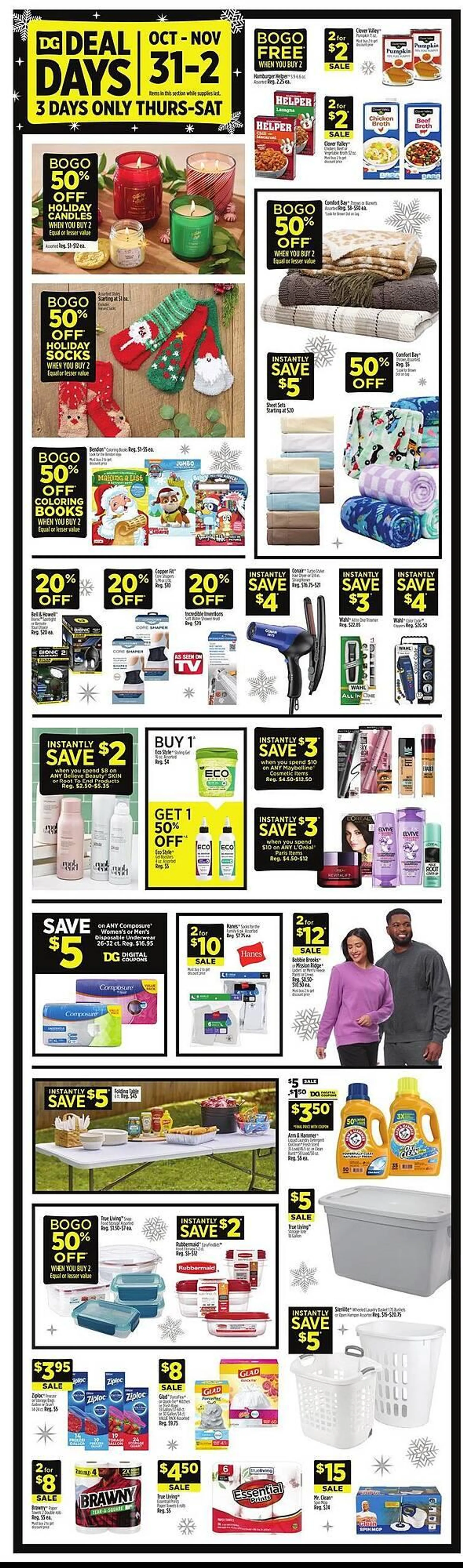 Weekly ad Dollar General Weekly Ad from October 27 to November 2 2024 - Page 2