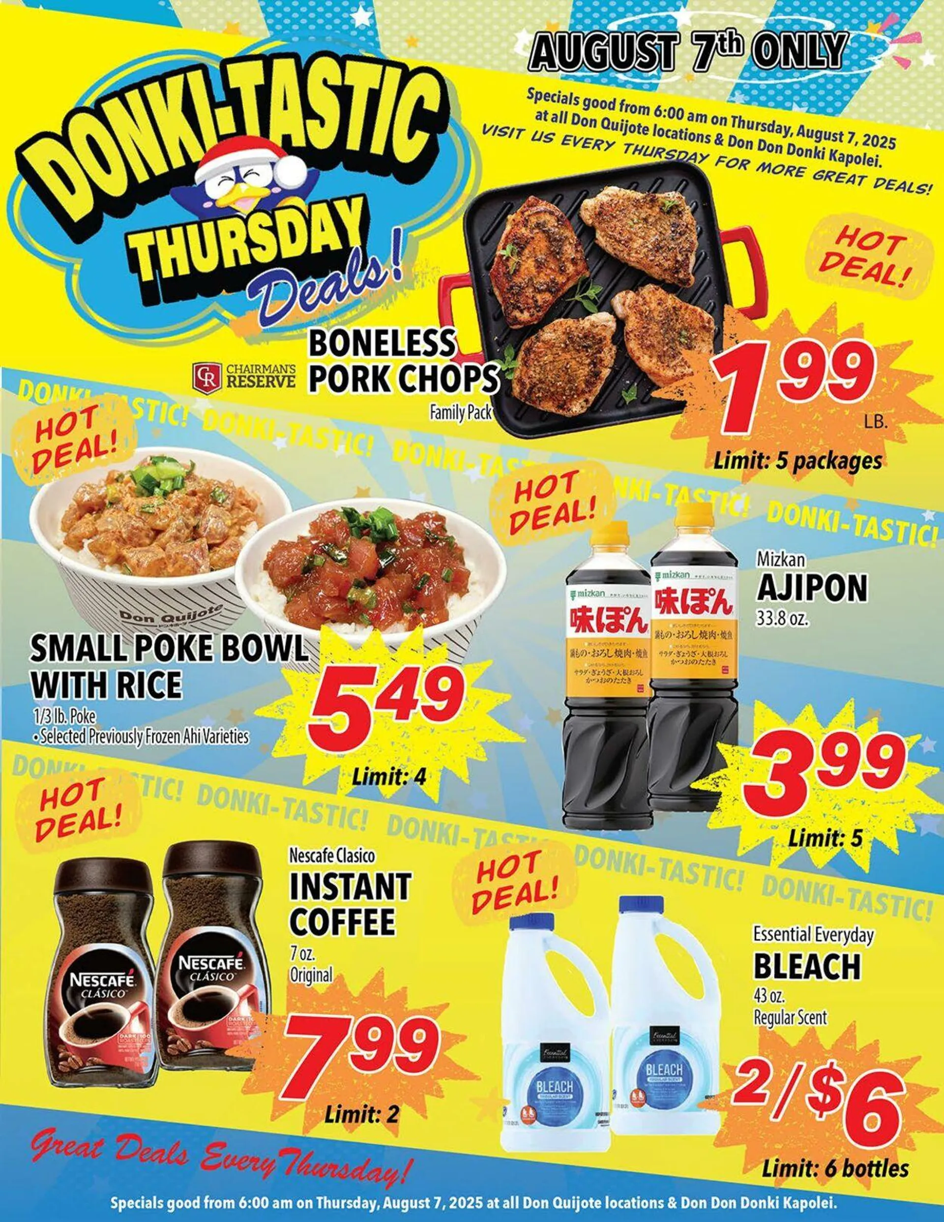 Weekly ad Don Quijote Hawaii from August 7 to August 21 2025 - Page 1
