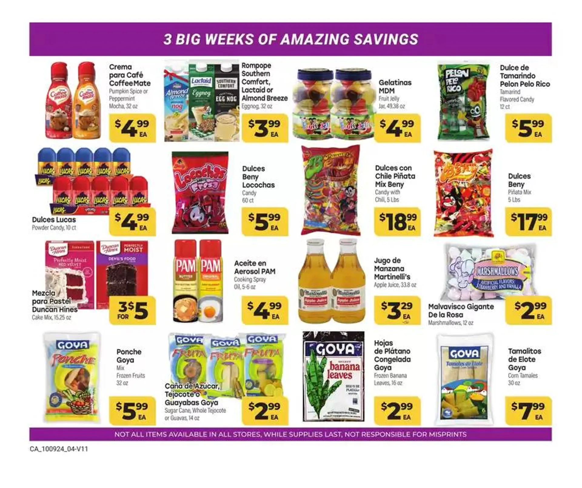 Weekly ad Weekly Ad from October 9 to October 29 2024 - Page 4