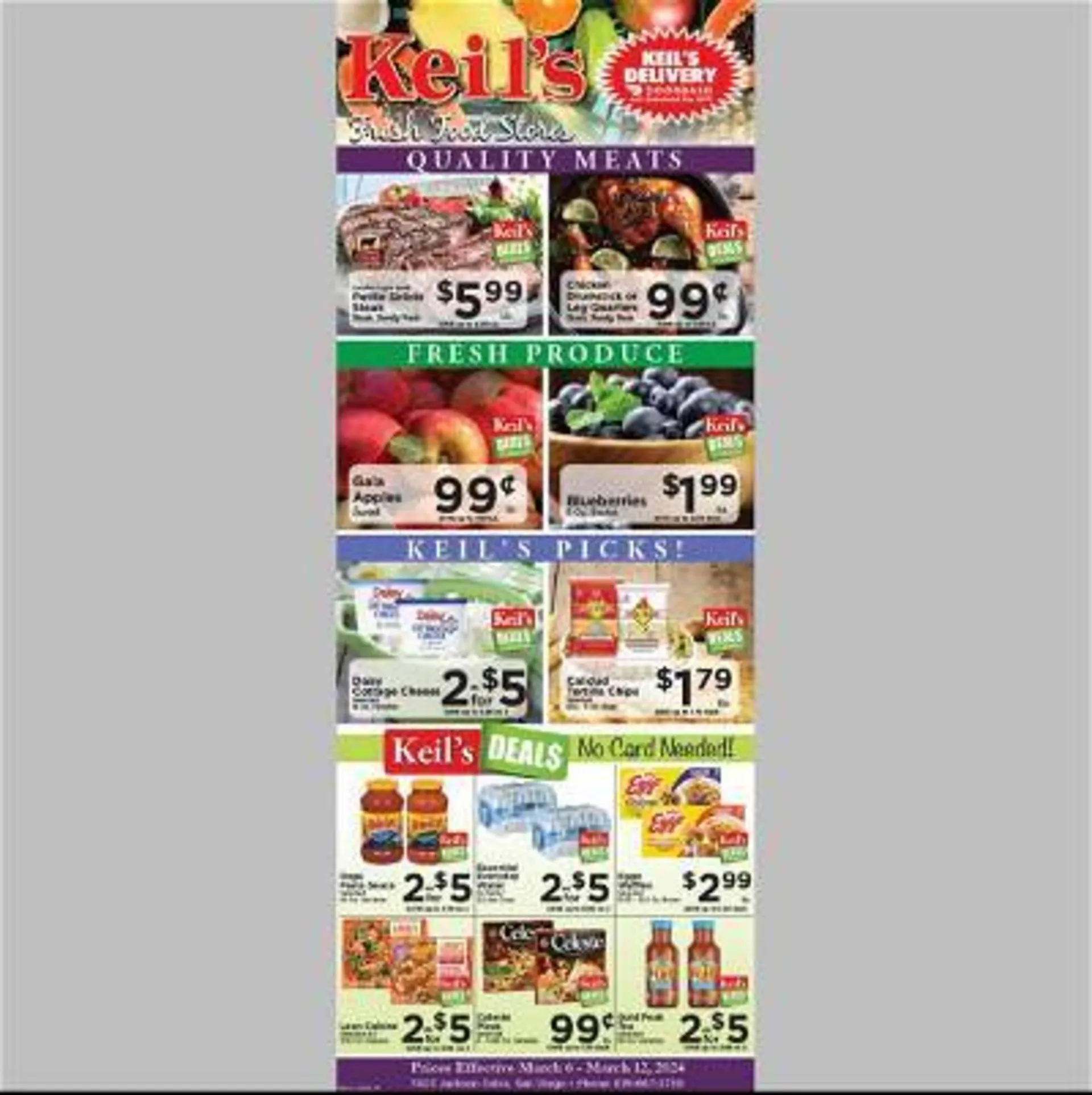 Weekly ad Keil's Fresh Food Stores Weekly Ad from March 6 to March 12 2024 - Page 